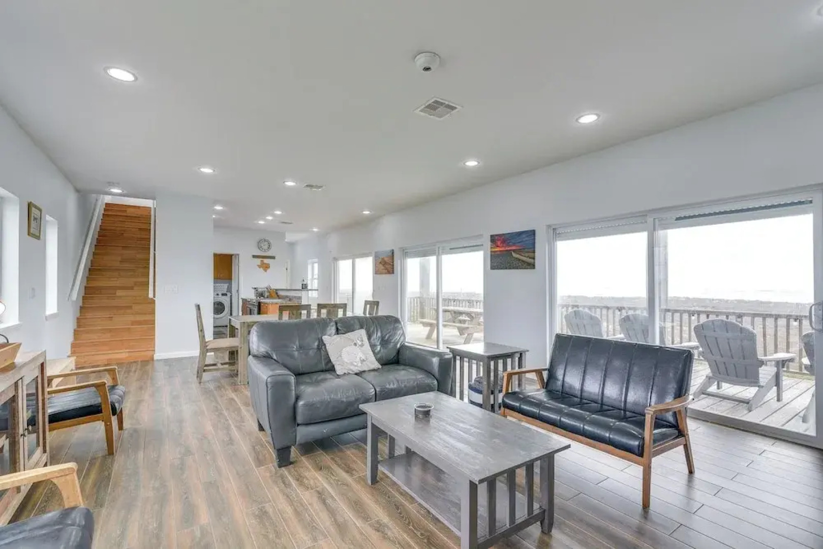 Boardwalk to Beach: Ocean-view Surfside Home!