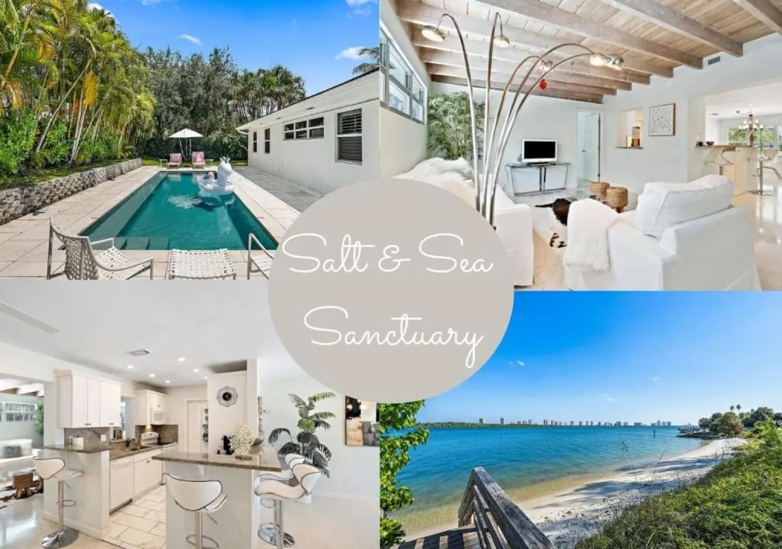 Walk 2 Beach 'Salt & Sea Sanctuary' Private Heated Pool
