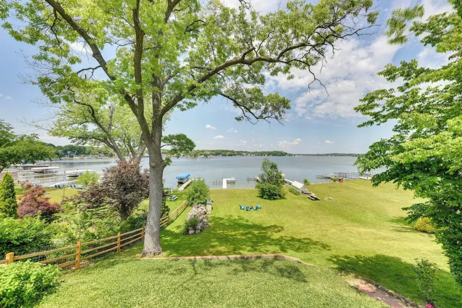 Waterfront Fox Lake Vacation Rental w/ Fire Pit!
