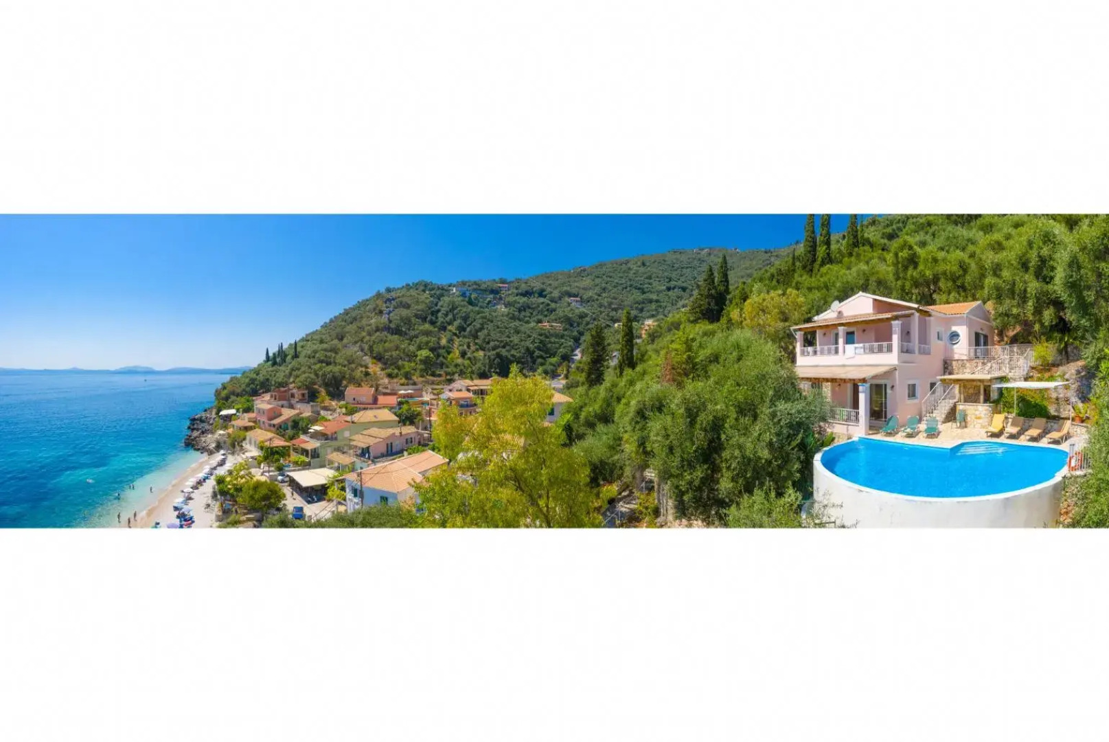 Beach villa Aetos kaminaki Nissaki