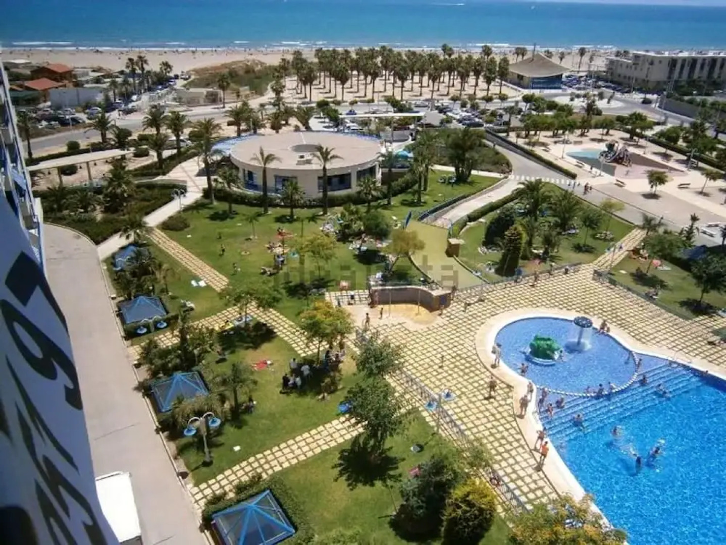 Apartment With one Bedroom in Alboraia, With Wonderful sea View, Shared Pool, Furnished Terrace - Near the Beach