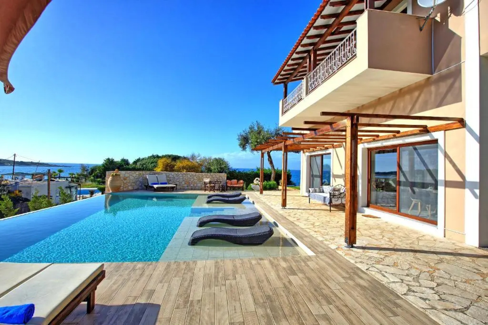 Beachfront Villa Seawave - brand new and seafront! by MediterraneanVillas