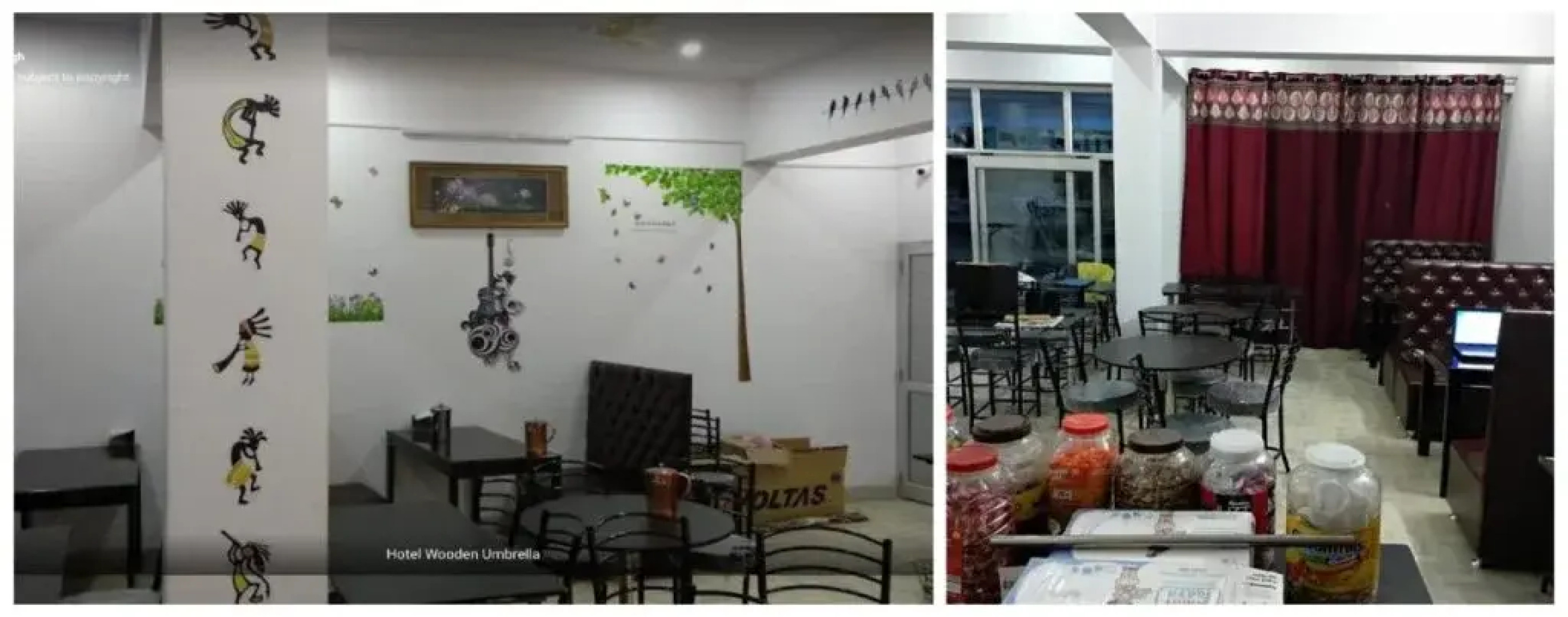 Hotel Wooden Umbrella