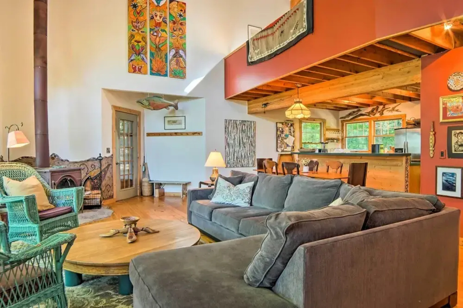 Forested Pentwater Vacation Rental - Walk to Beach