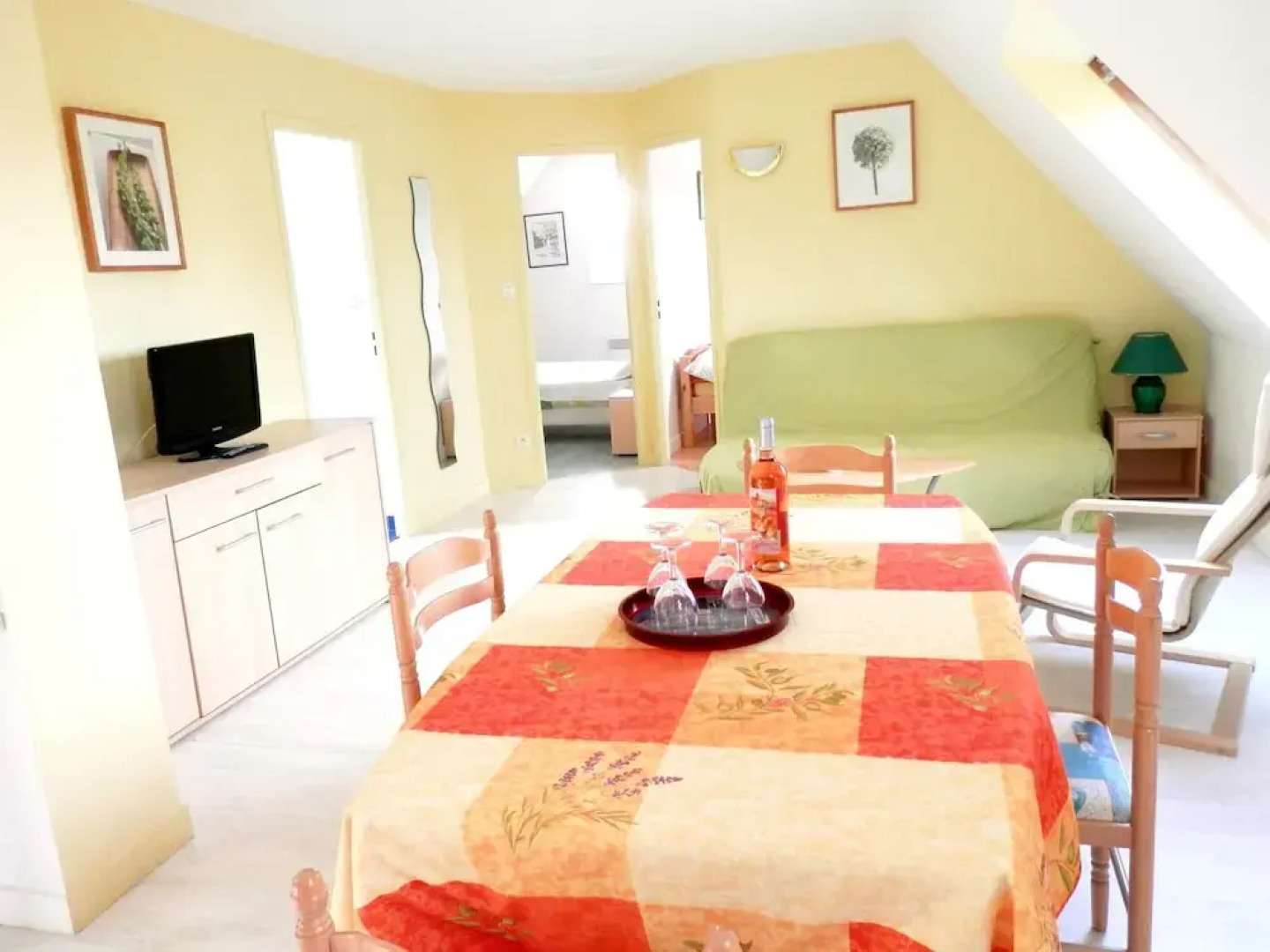 Apartment With 2 Bedrooms in Arzon, With Wonderful City View and Furni