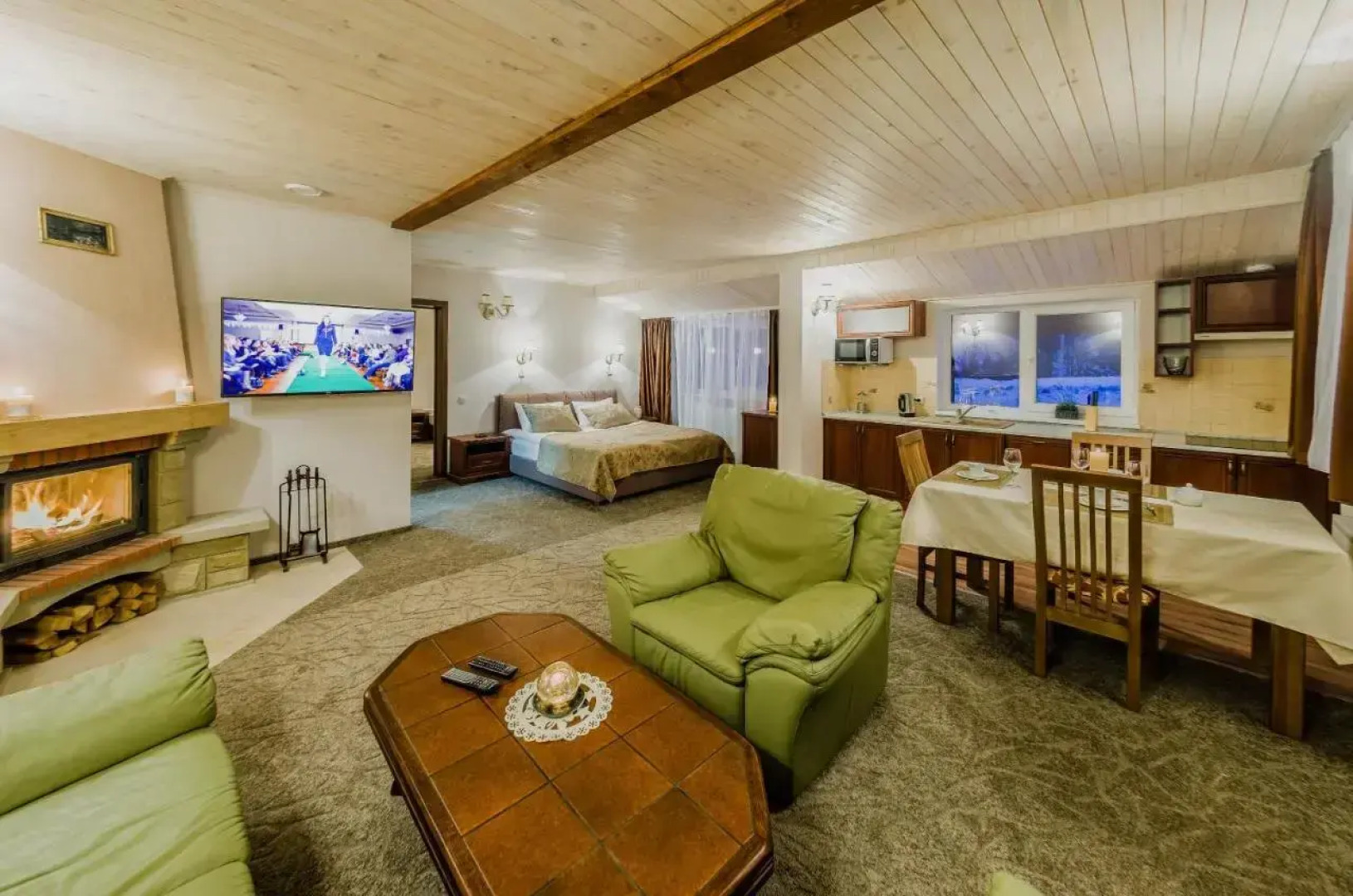 Апартамены VIP 5 каминов