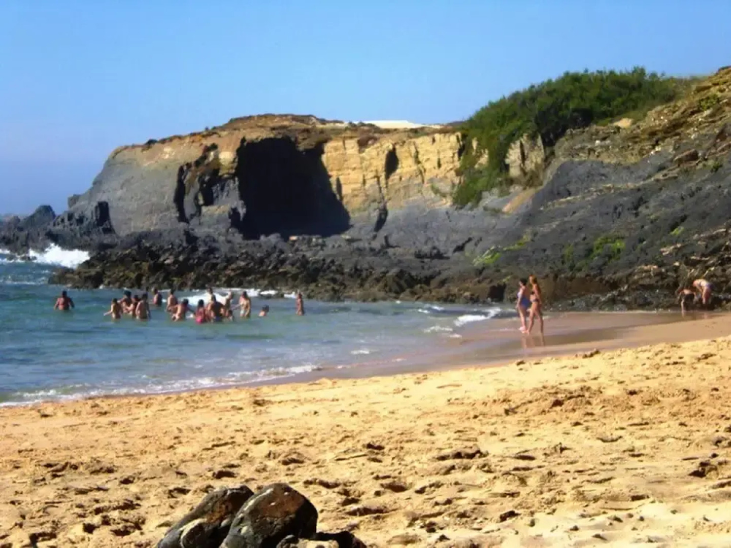 House With one Bedroom in Almograve, With Wonderful sea View, Furnished Terrace and Wifi Near the Beach