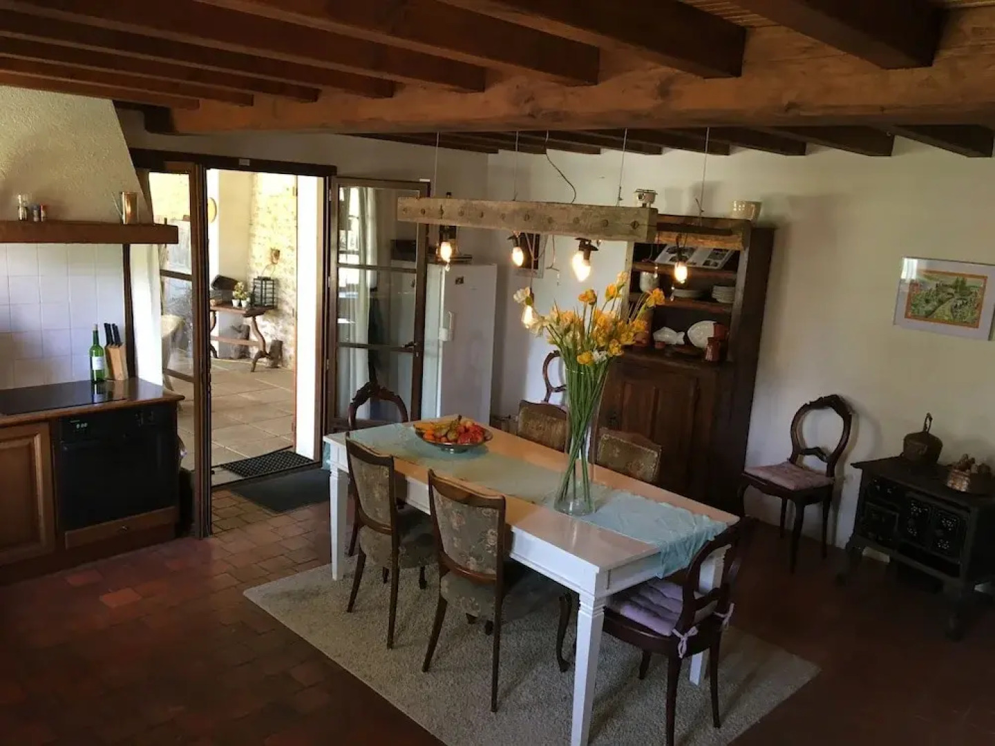 18th Century Farmhouse With Spacious Covered Terrace, Nearby Poitiers and Chinon