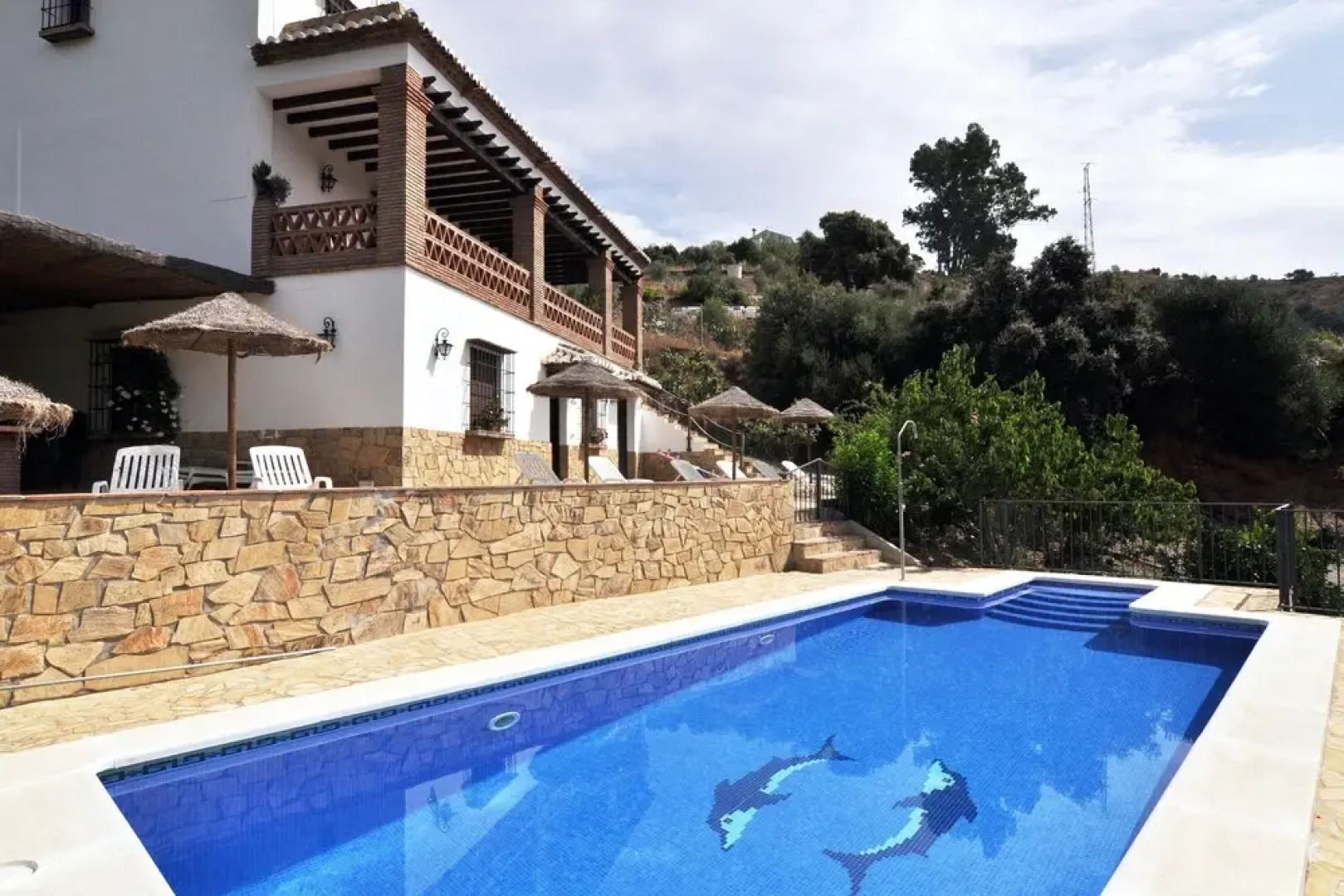 Villa With 7 Bedrooms in Riogordo, With Wonderful Mountain View, Priva