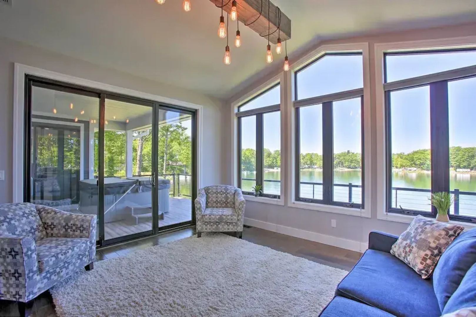 Waterfront Silver Lake Home w/ Private 40 Dock!