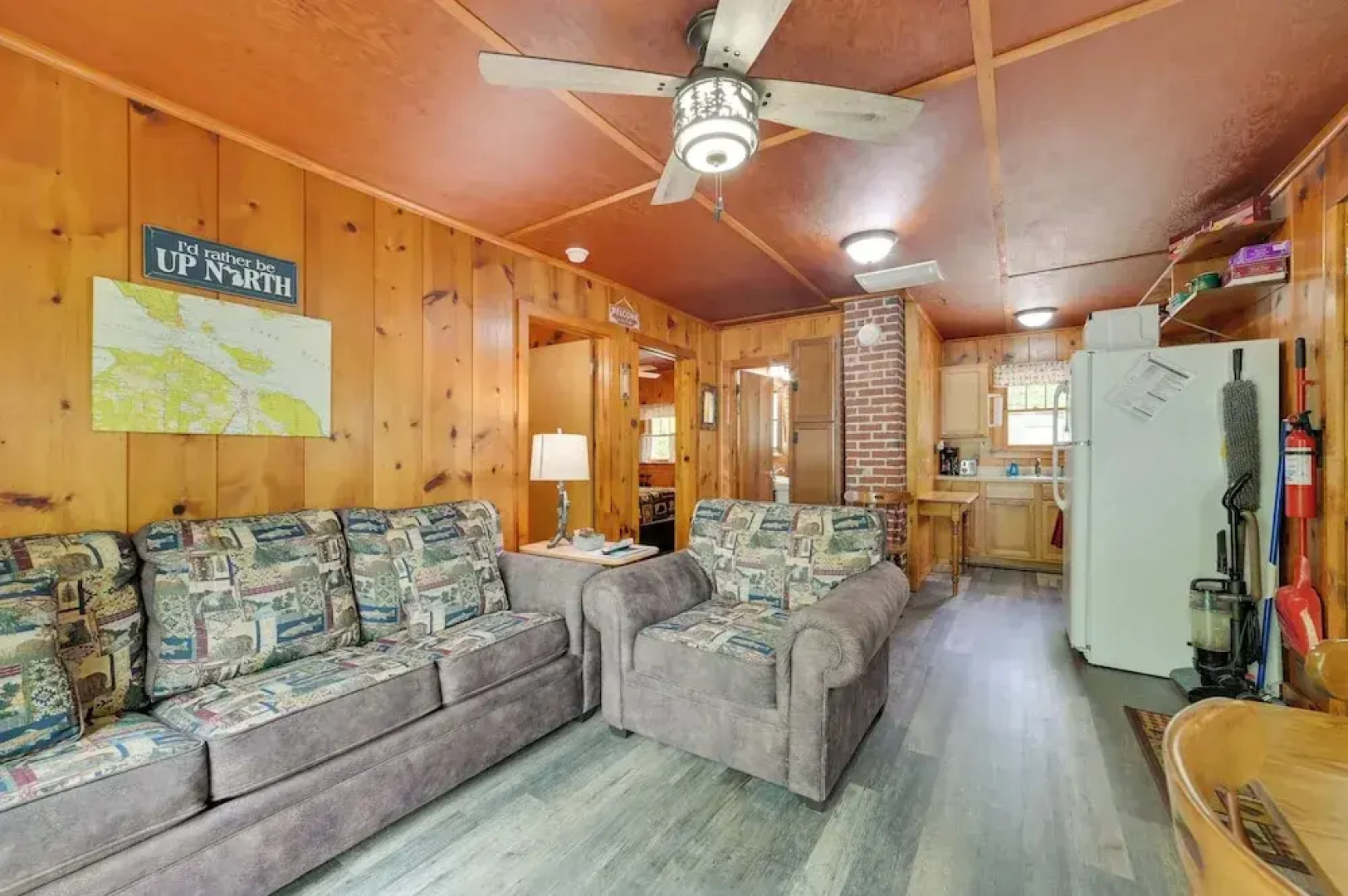 Cozy Carp Lake Cottage w/ Dock, Kayaks & Fire Pit