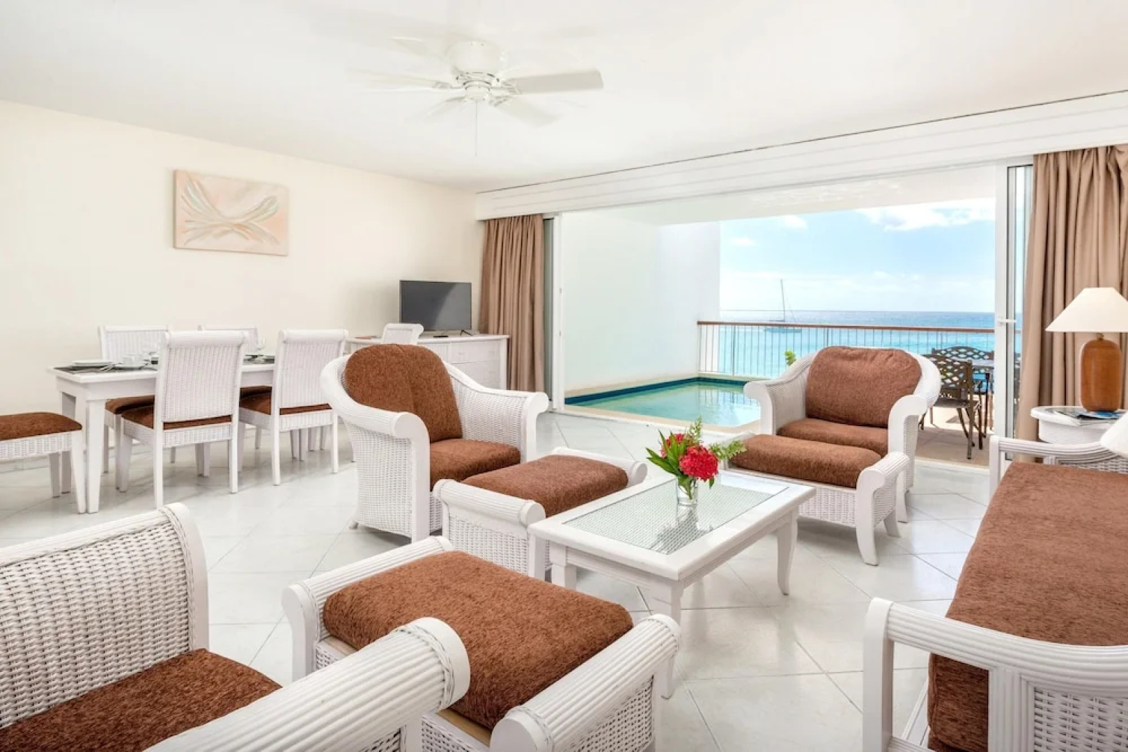 Apartment With 2 Bedrooms in Lowlands, With Wonderful sea View, Indoor Pool, Furnished Balcony