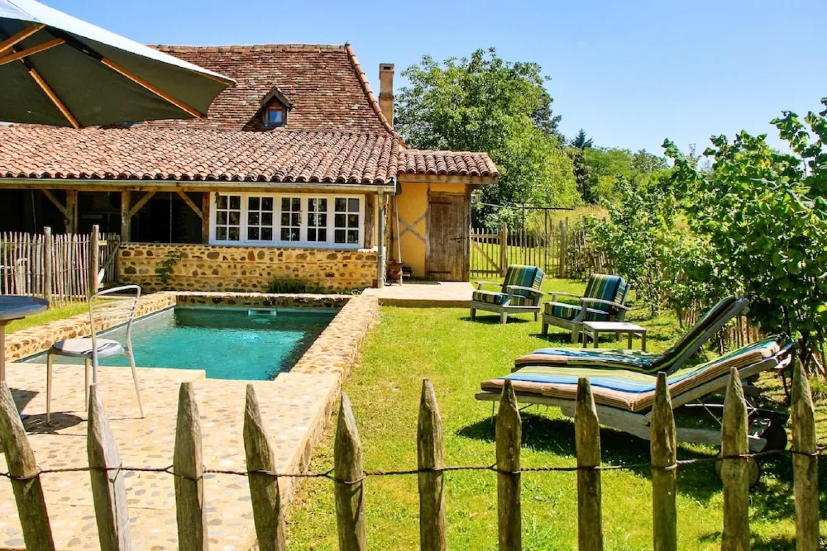 House With 2 Bedrooms in Malaussanne, With Private Pool, Enclosed Gard