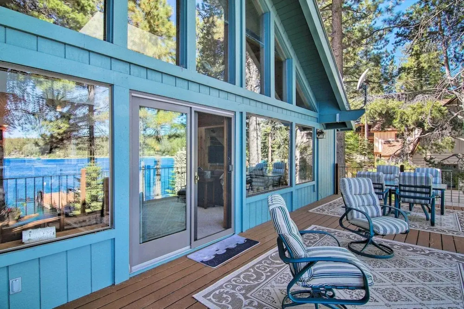 Dock Access & Hot Tub: Waterfront Meeks Bay Home