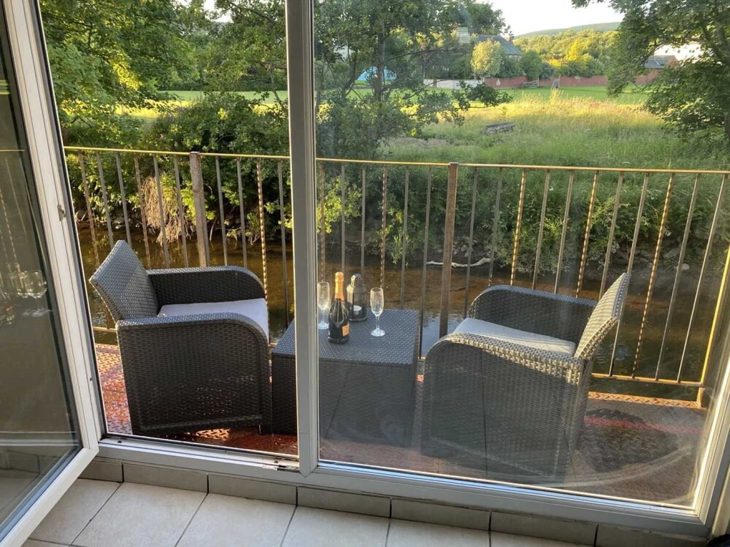 Riverbank Cottage Lake District, Double Balcony