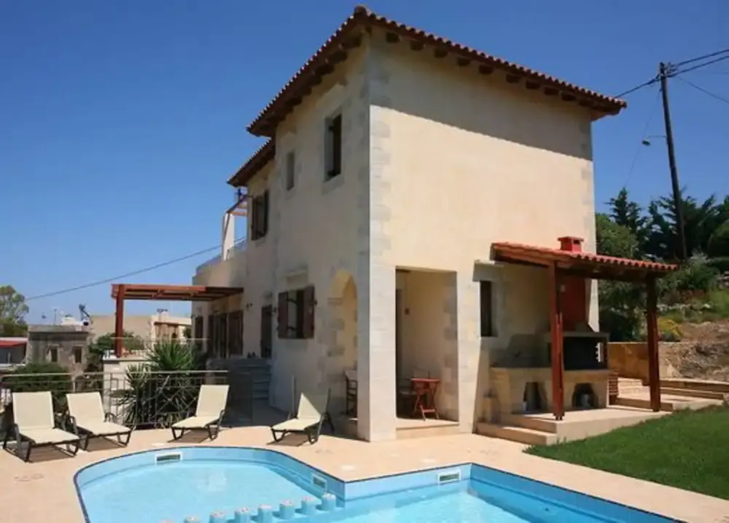 Villa Patriko Lux villa with pool next to Balos