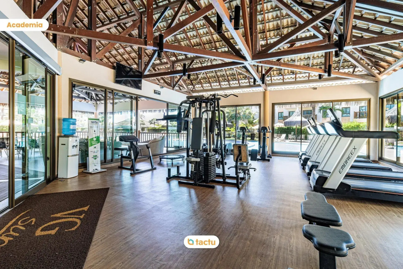 Estúdio de 39 m2 com rede na varanda no VG Sun Cumbuco por Tactu