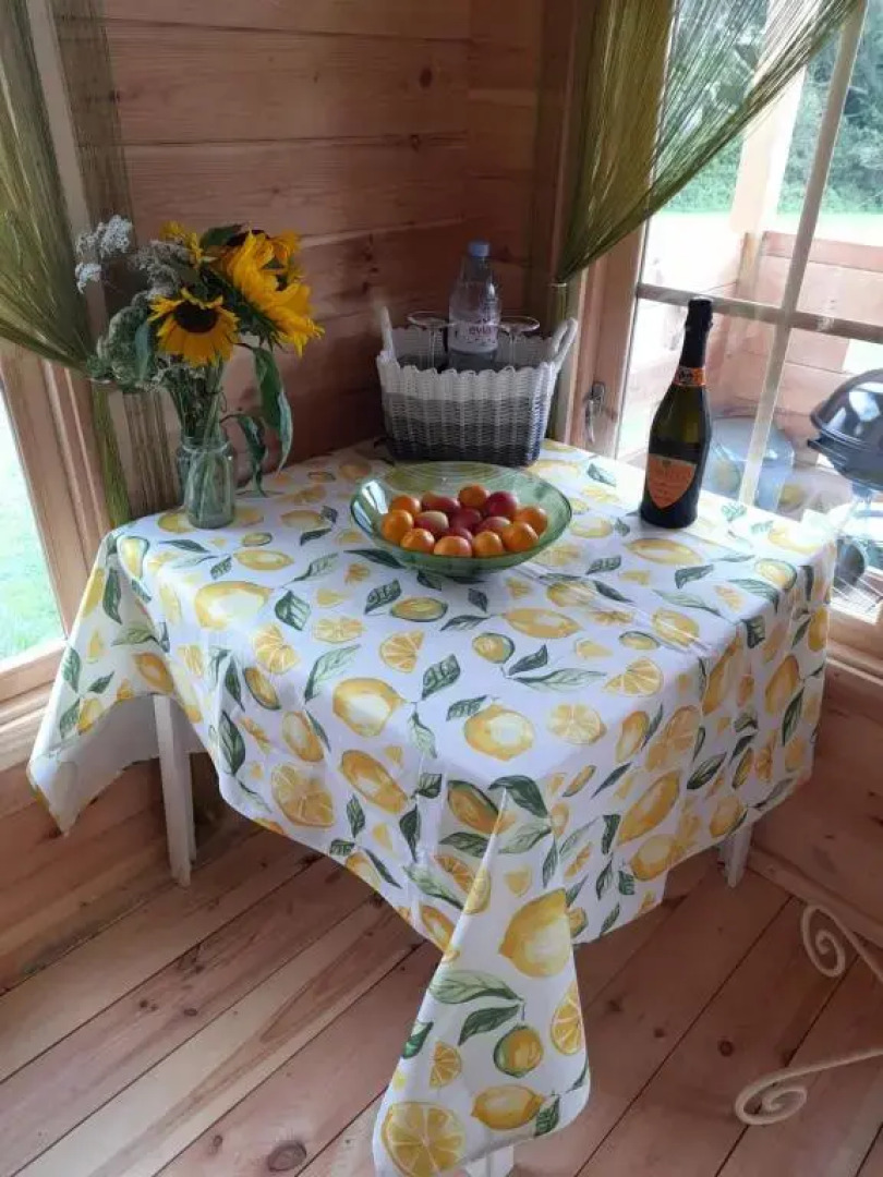 Log cabin retreat and luxury bell tent