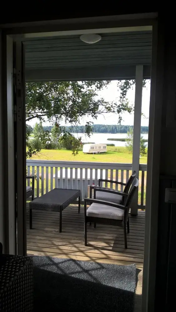 Vaalimaa Camping - On the beach