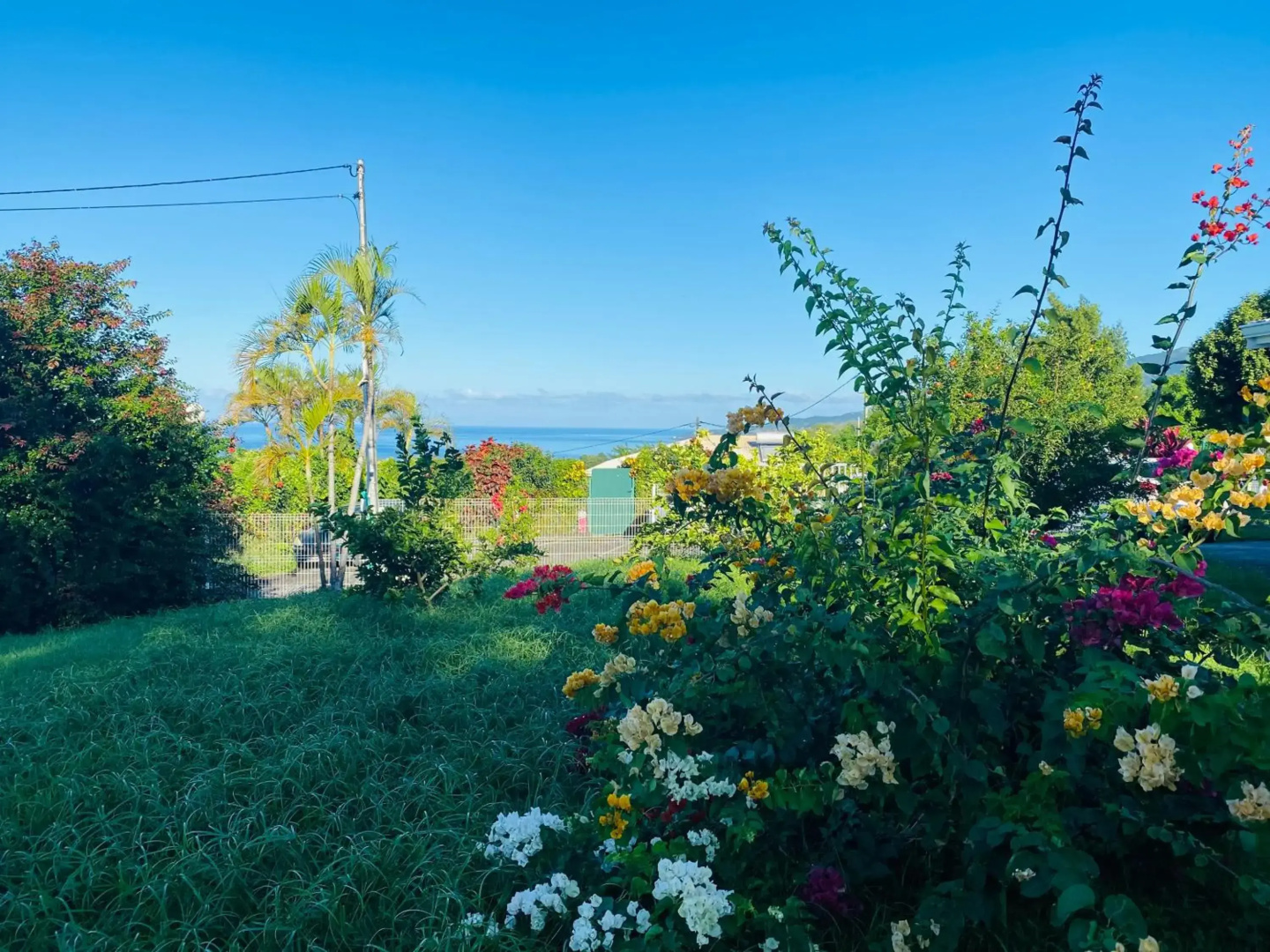 Villa Créole vue sur mer des Caraïbes