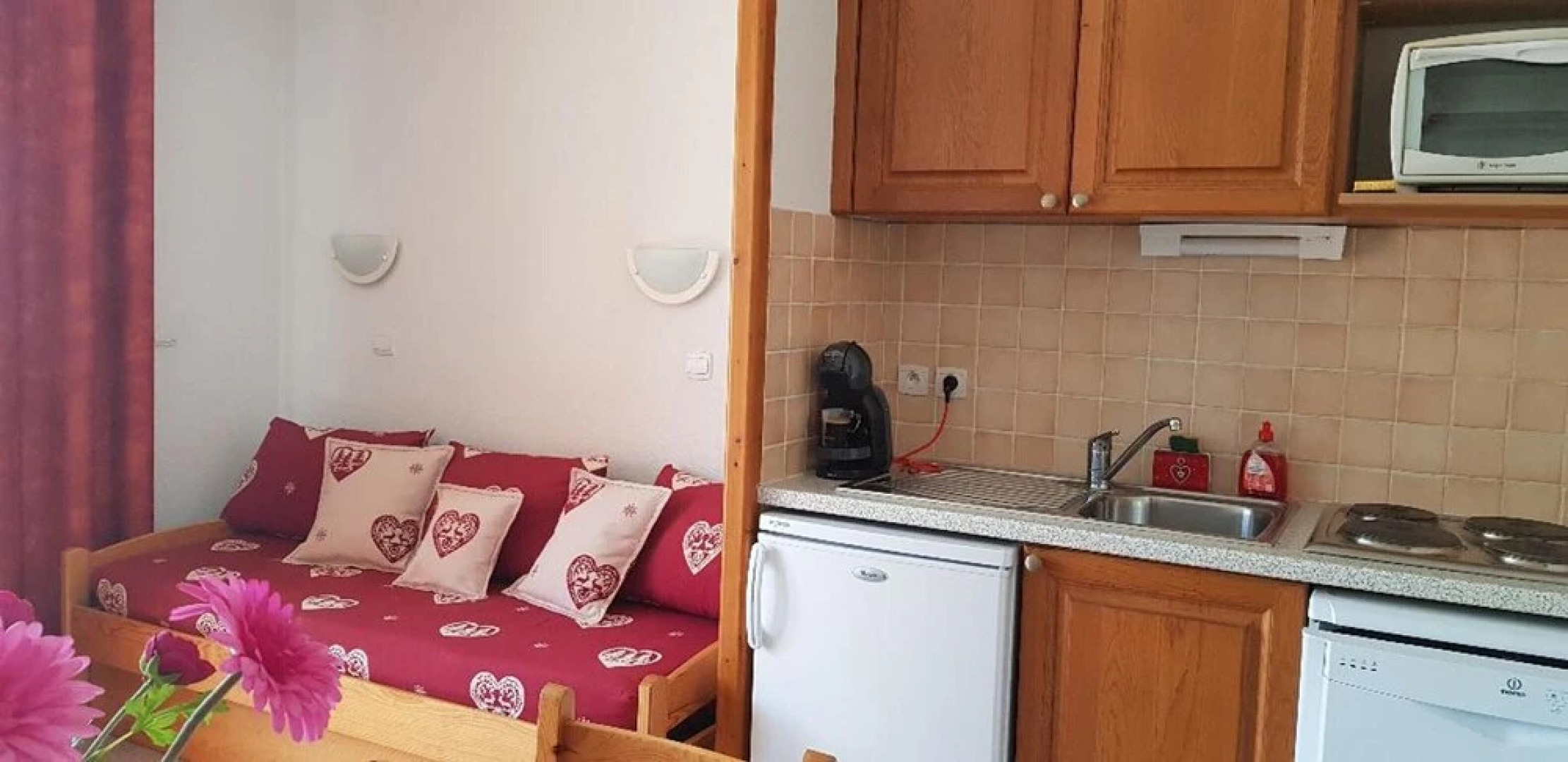 Apartment With one Bedroom in Le Dévoluy, With Wonderful Mountain View and Balcony