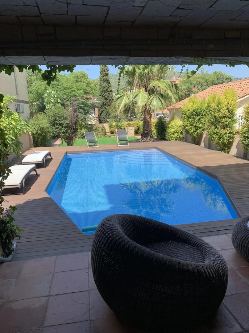 Villa With 3 Bedrooms in Sant Just Desvern, With Wonderful Mountain View, Private Pool, Enclosed Garden Near the Beach