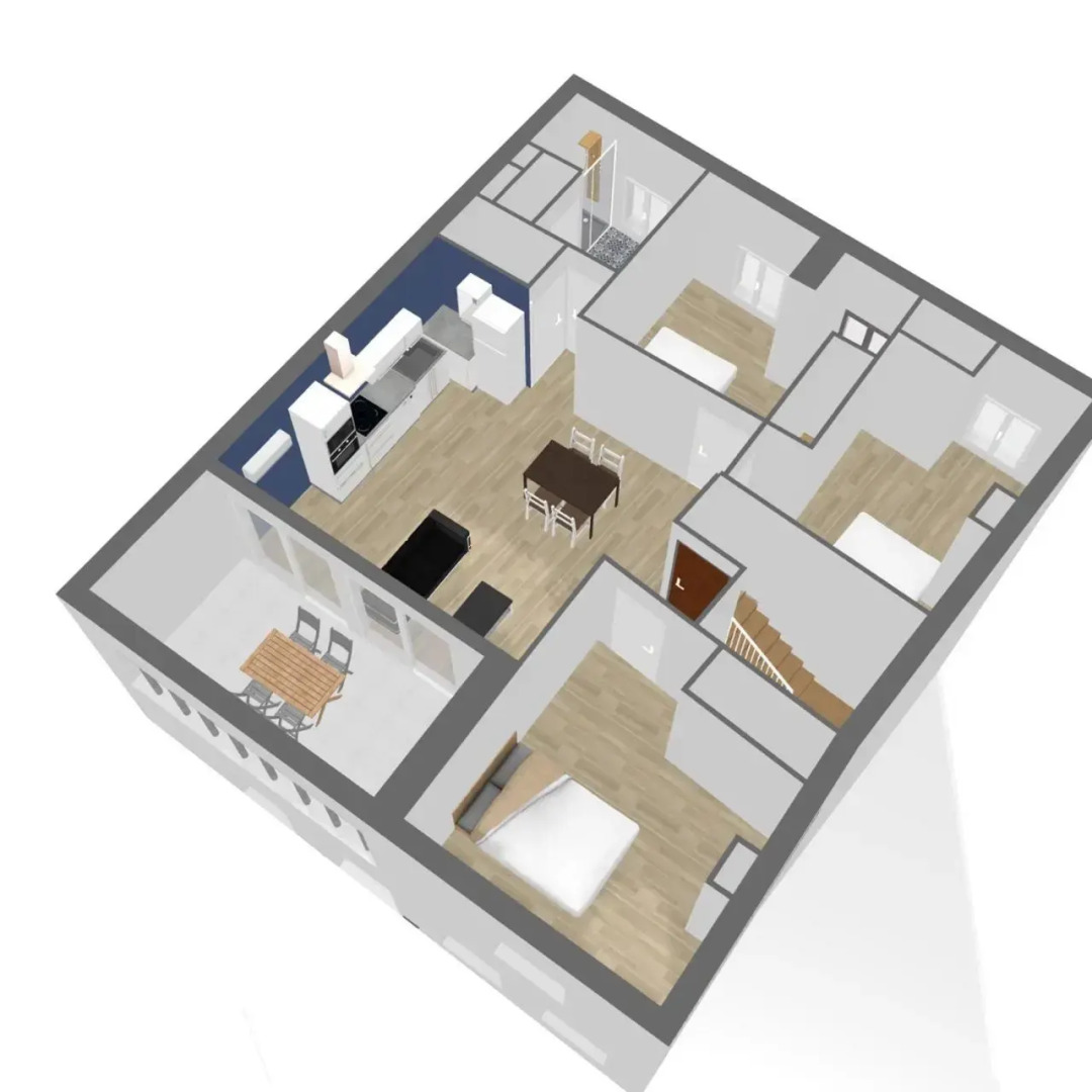 "Le Cocon" - 3 chambres et terrasse, centre-ville