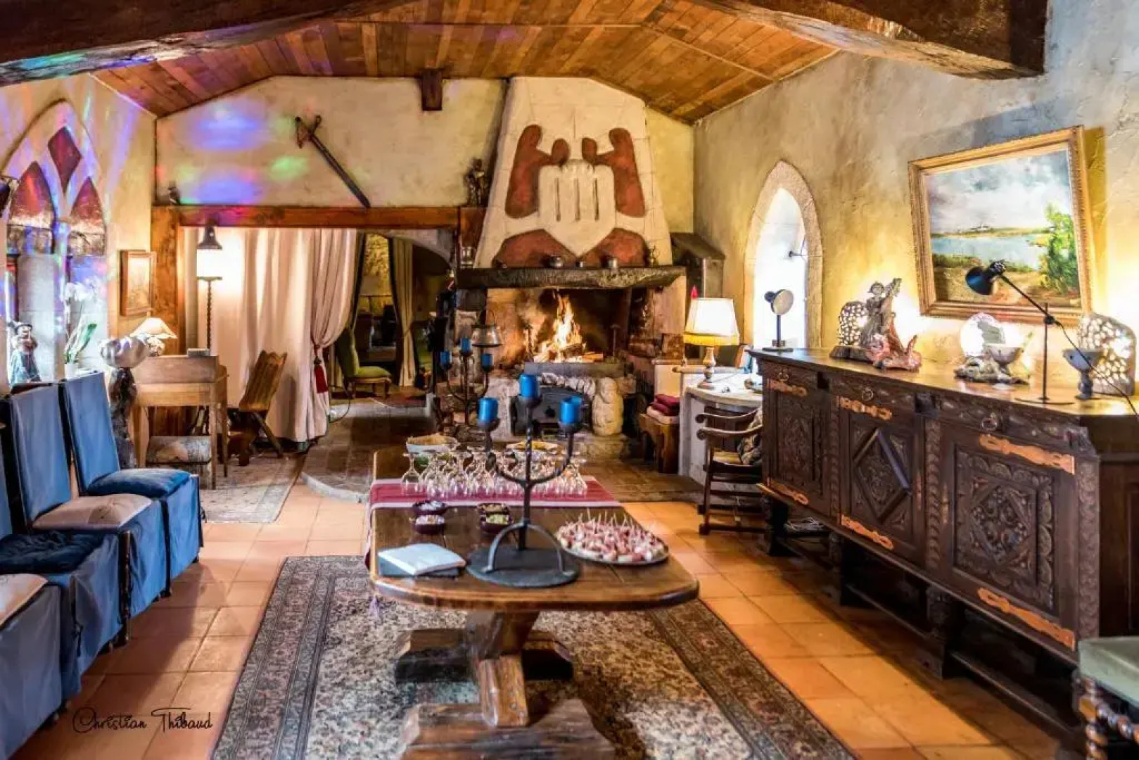 Suite Cardinale 40m2 chambre d' hôte du Mas Fabrègue