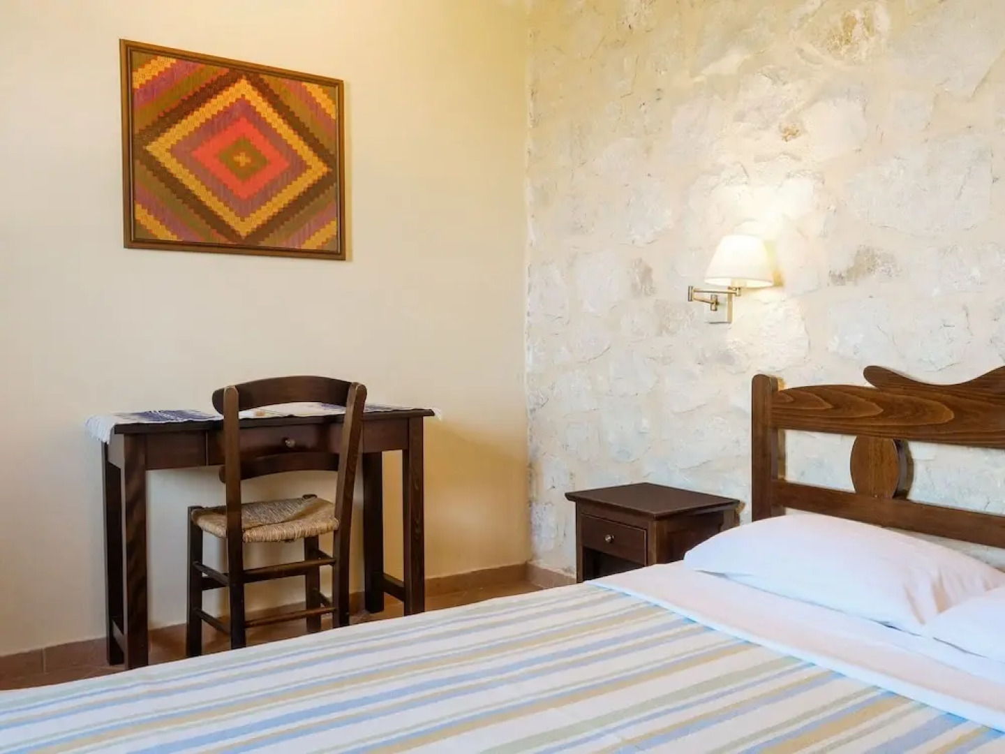 Stone Holiday Home in Lagkada with Garden Offering Sea Views