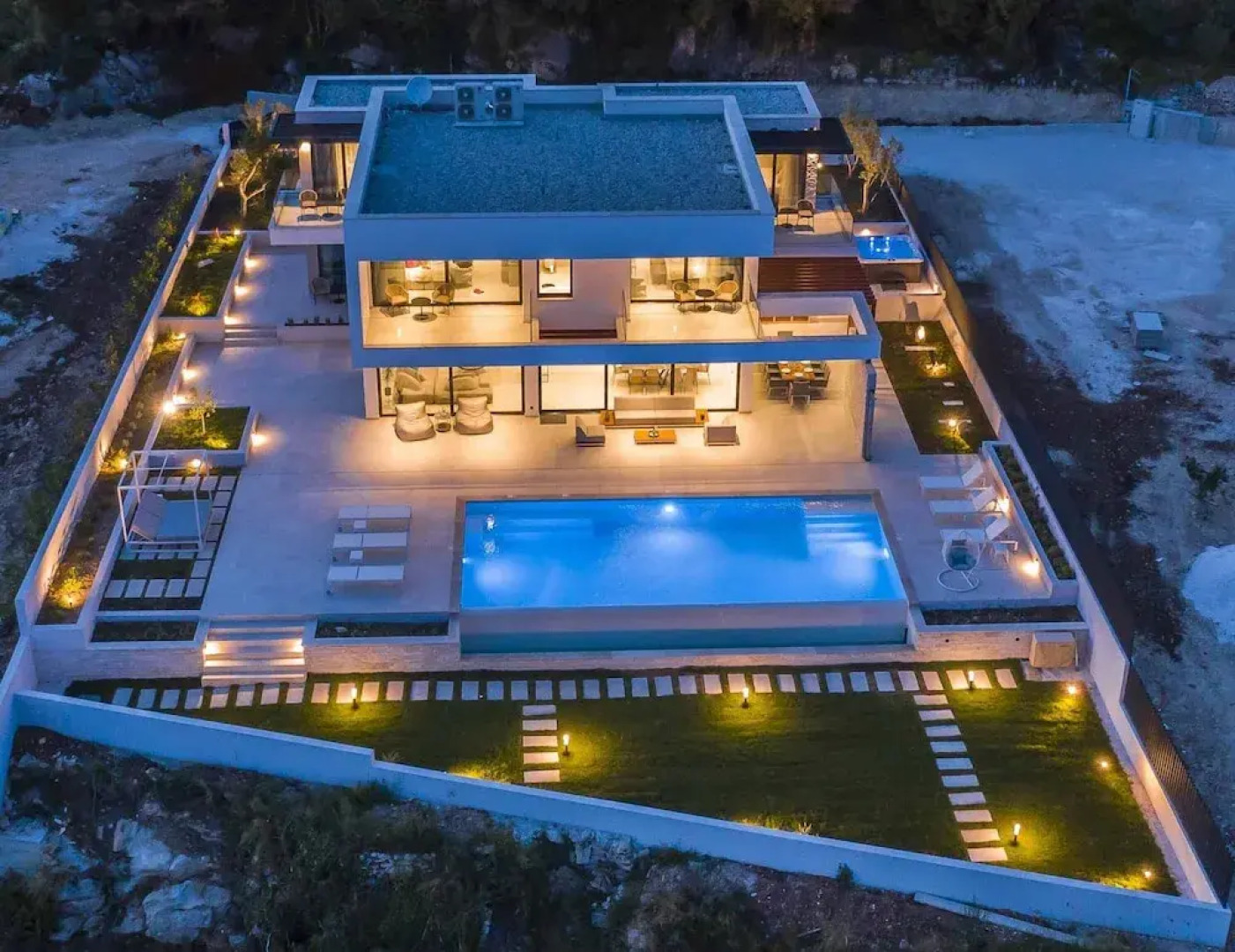 Villa Hedonist with Heated Pool