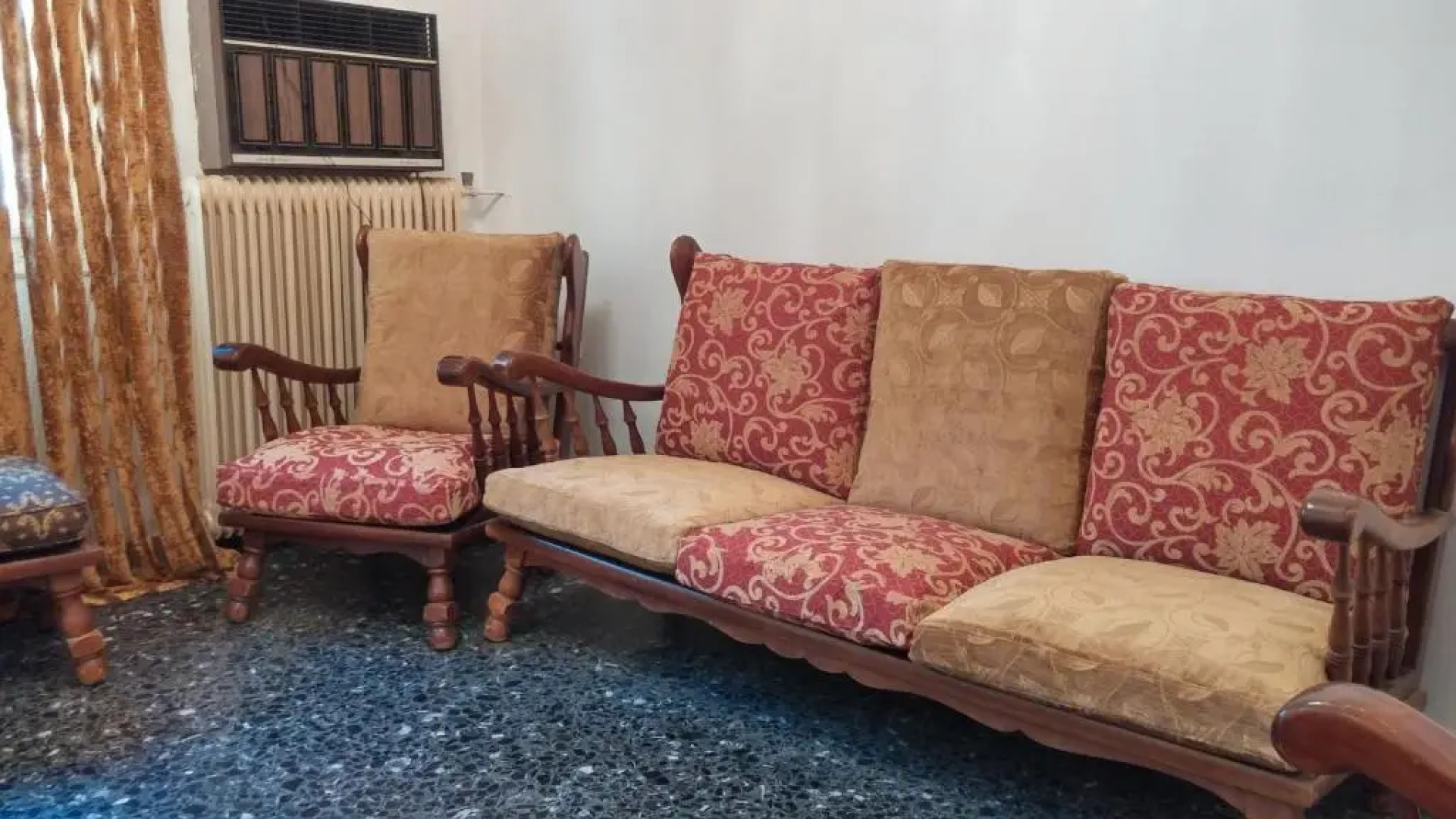 House furnished with garage, yard near Park at Amfiali Piraeus Port