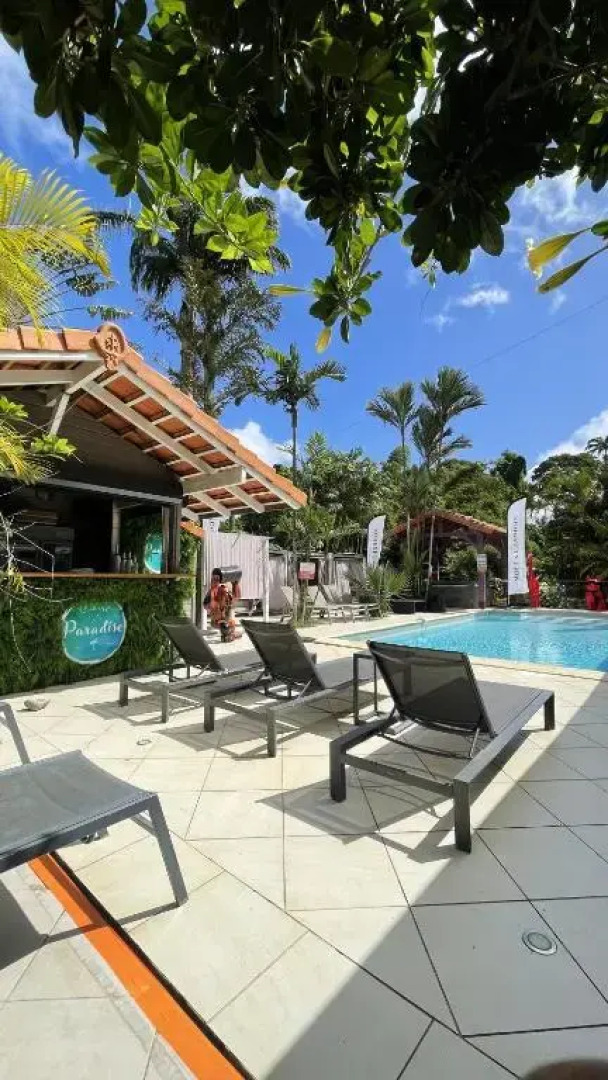 Maison d'une chambre avec piscine partagee spa et jardin clos a Fort de France a 9 km de la plage