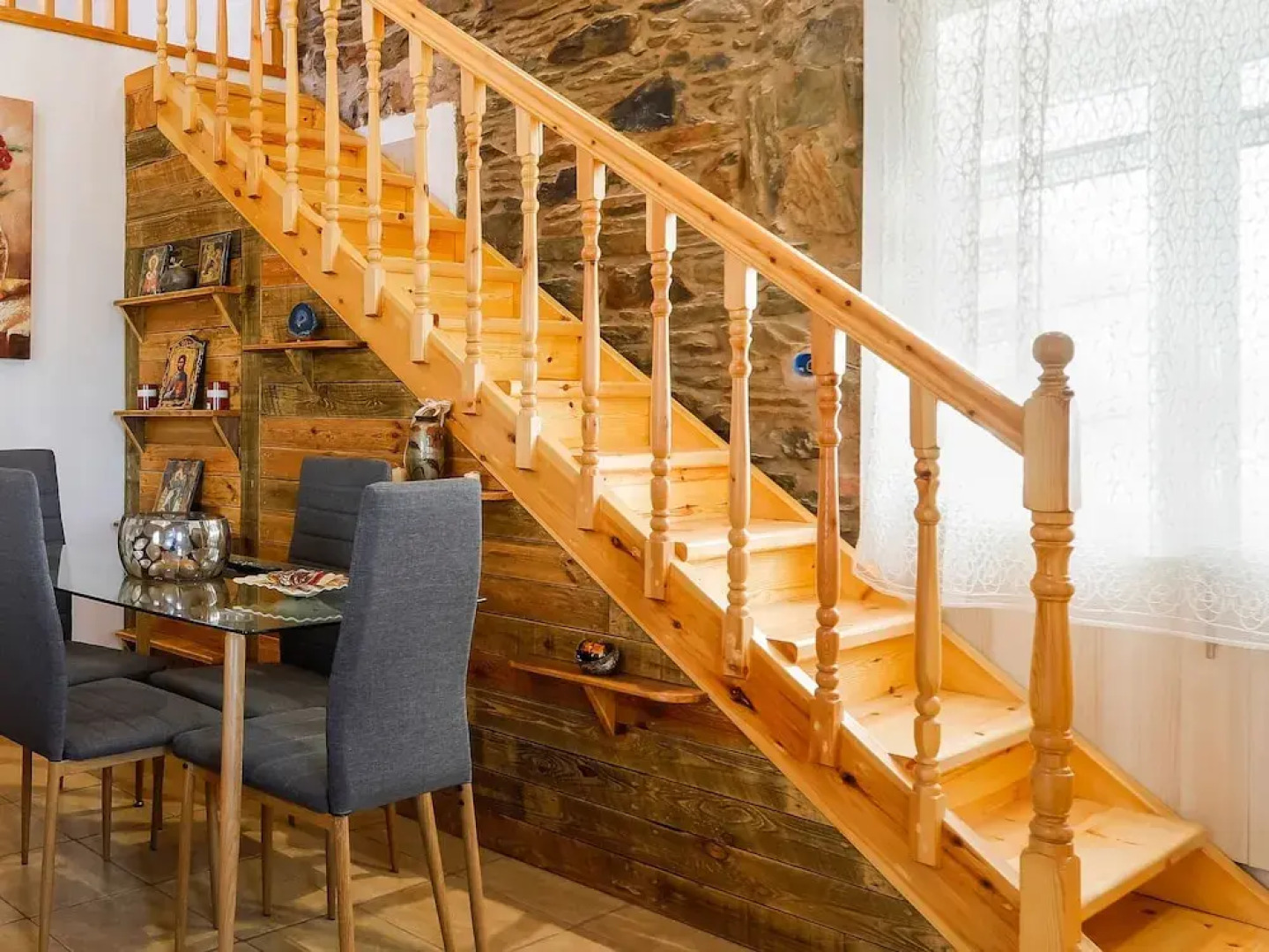 Simplistic Holiday Home in Oinousses with Balcony