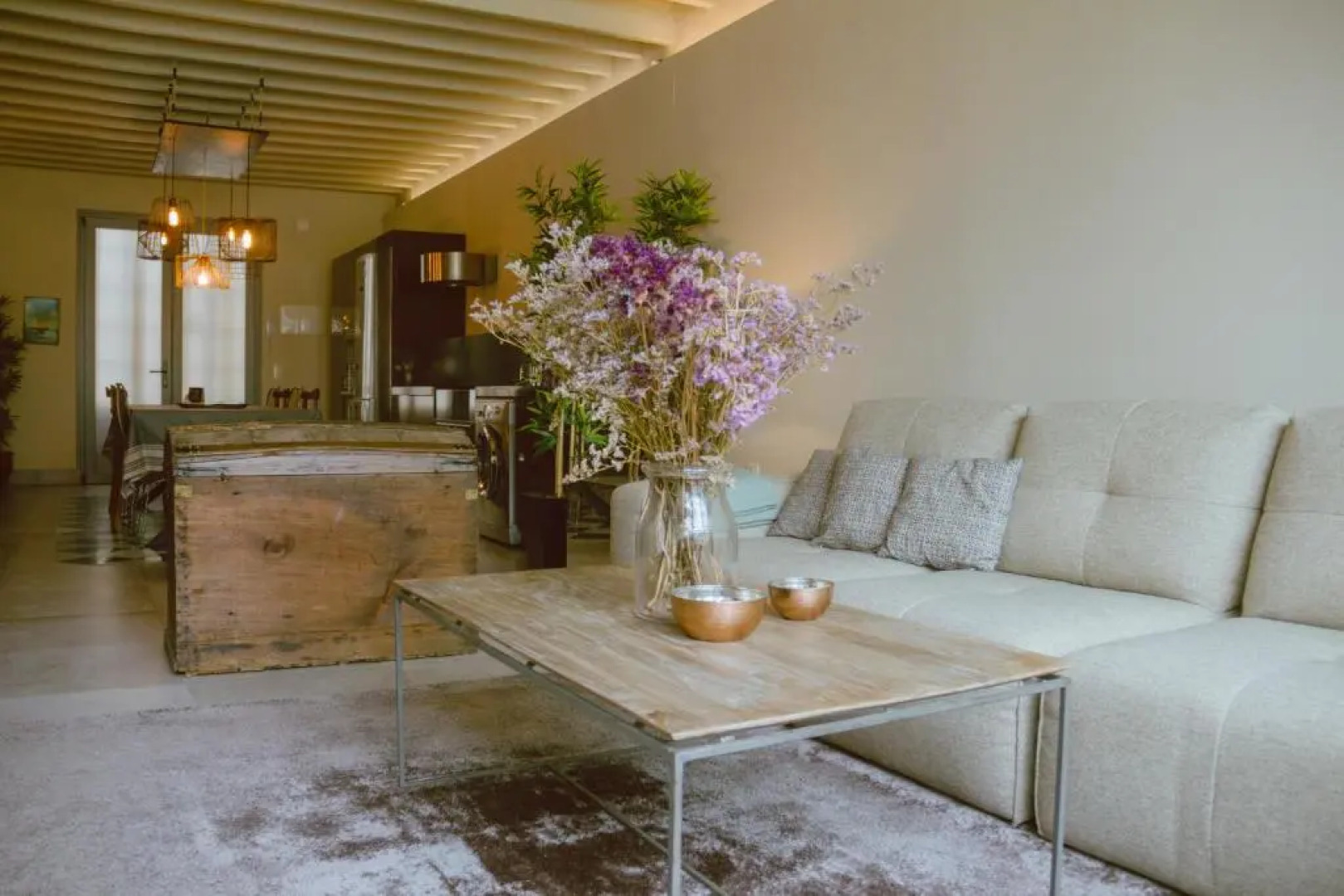 Apartamento Bizcocheros con piscina y jardin