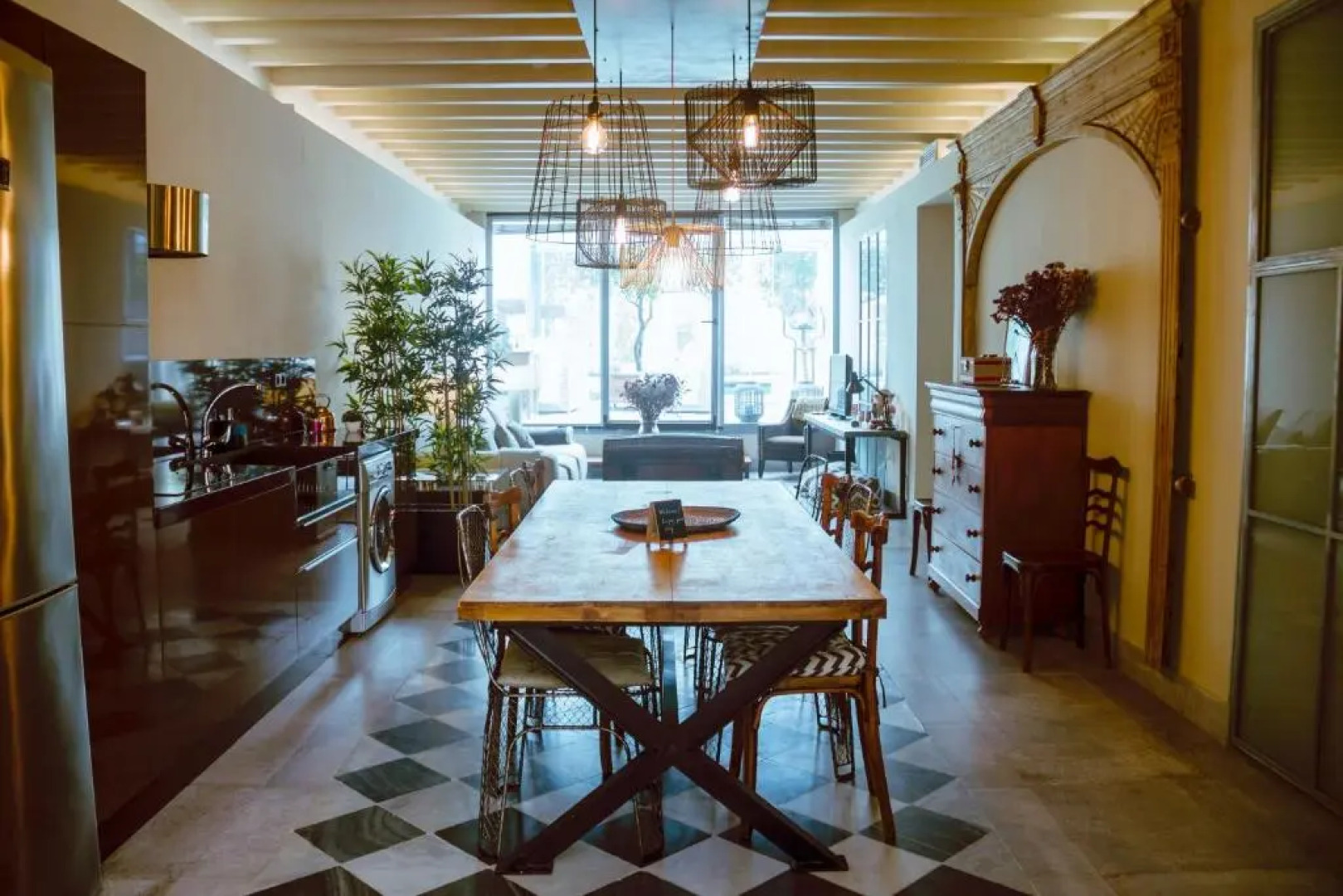 Apartamento Bizcocheros con piscina y jardin