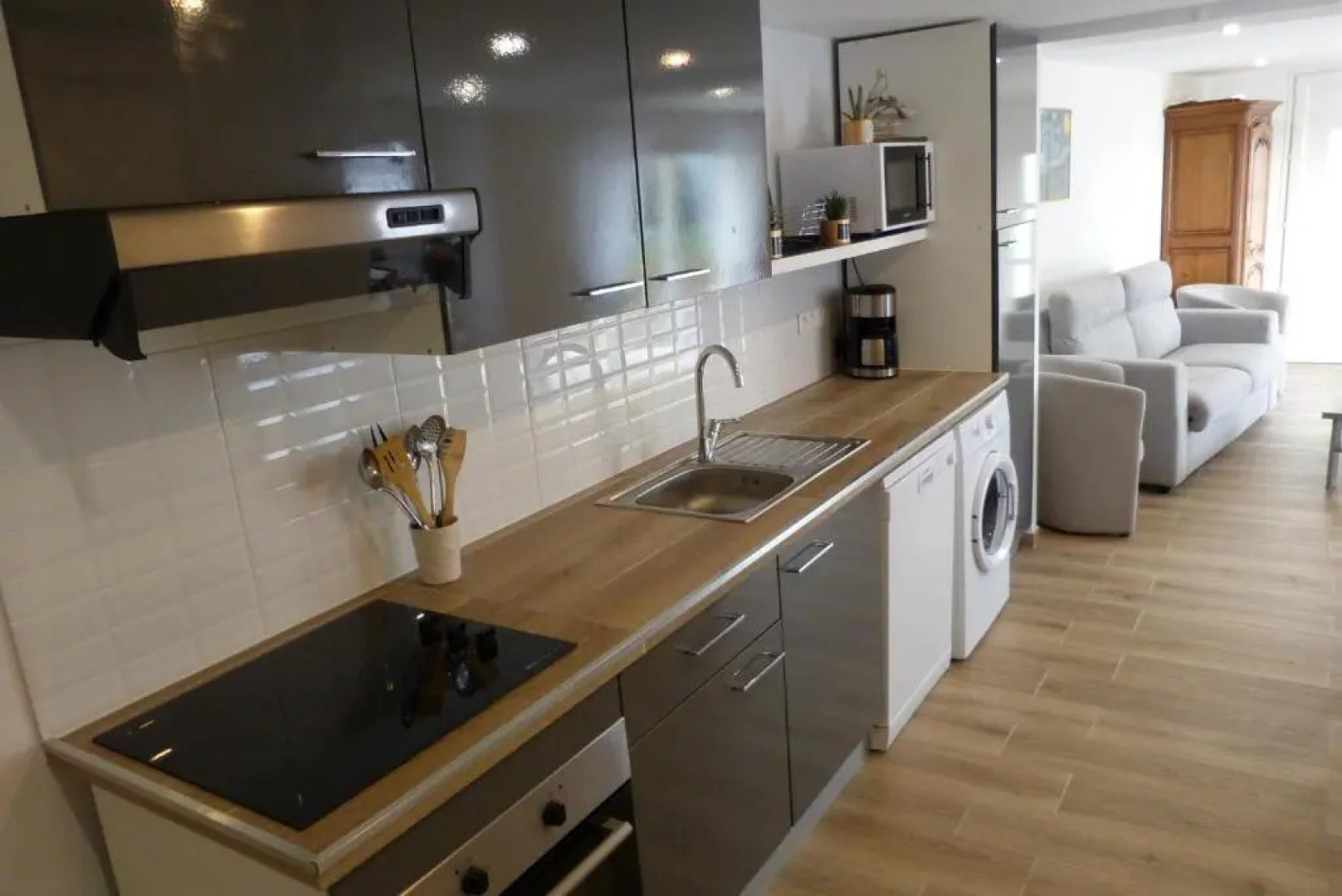 Mini villa T2 climatisée, vue mer, cosy & moderne