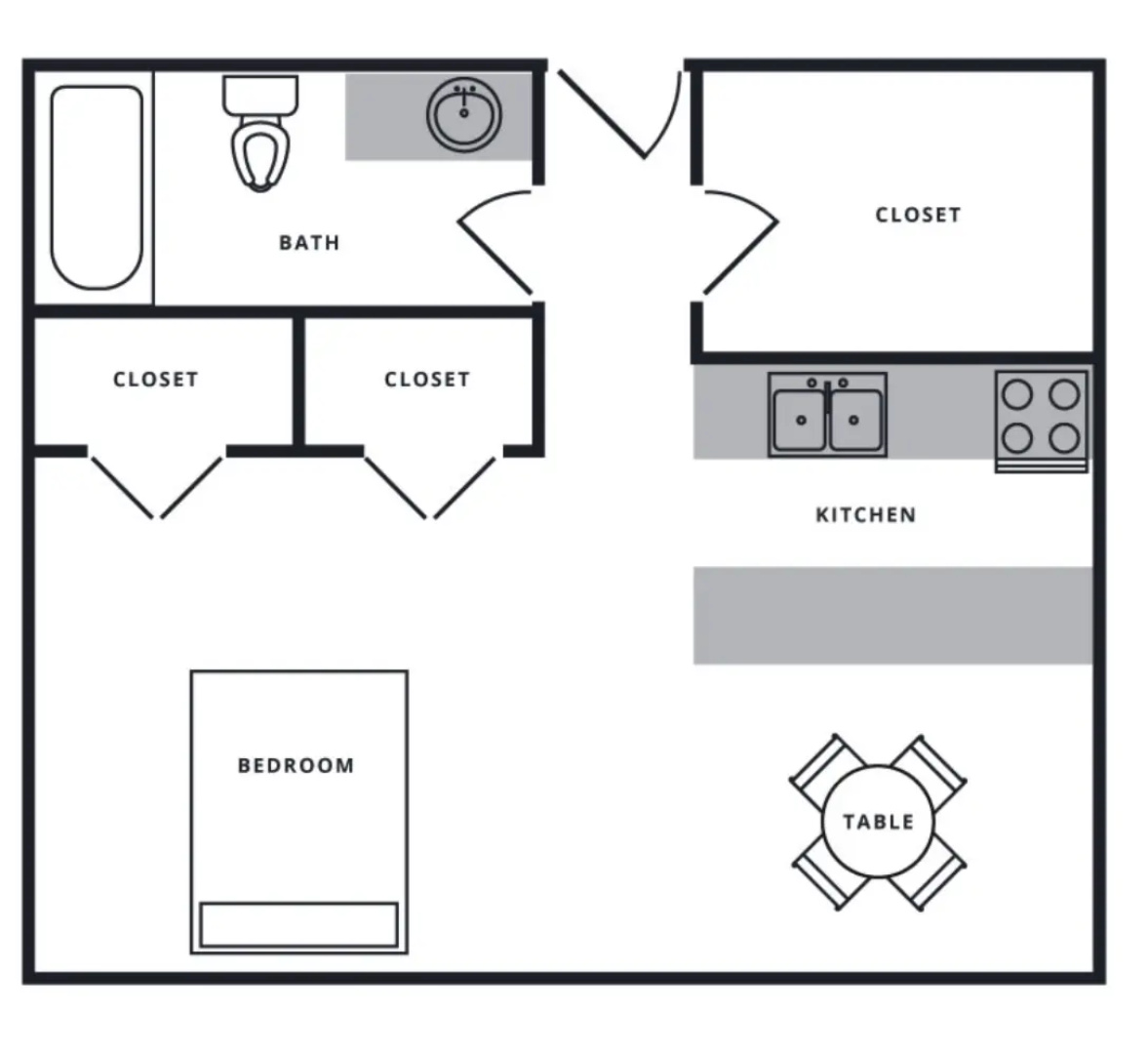 Studio Apt For A Long Term Stay With Parking Included!