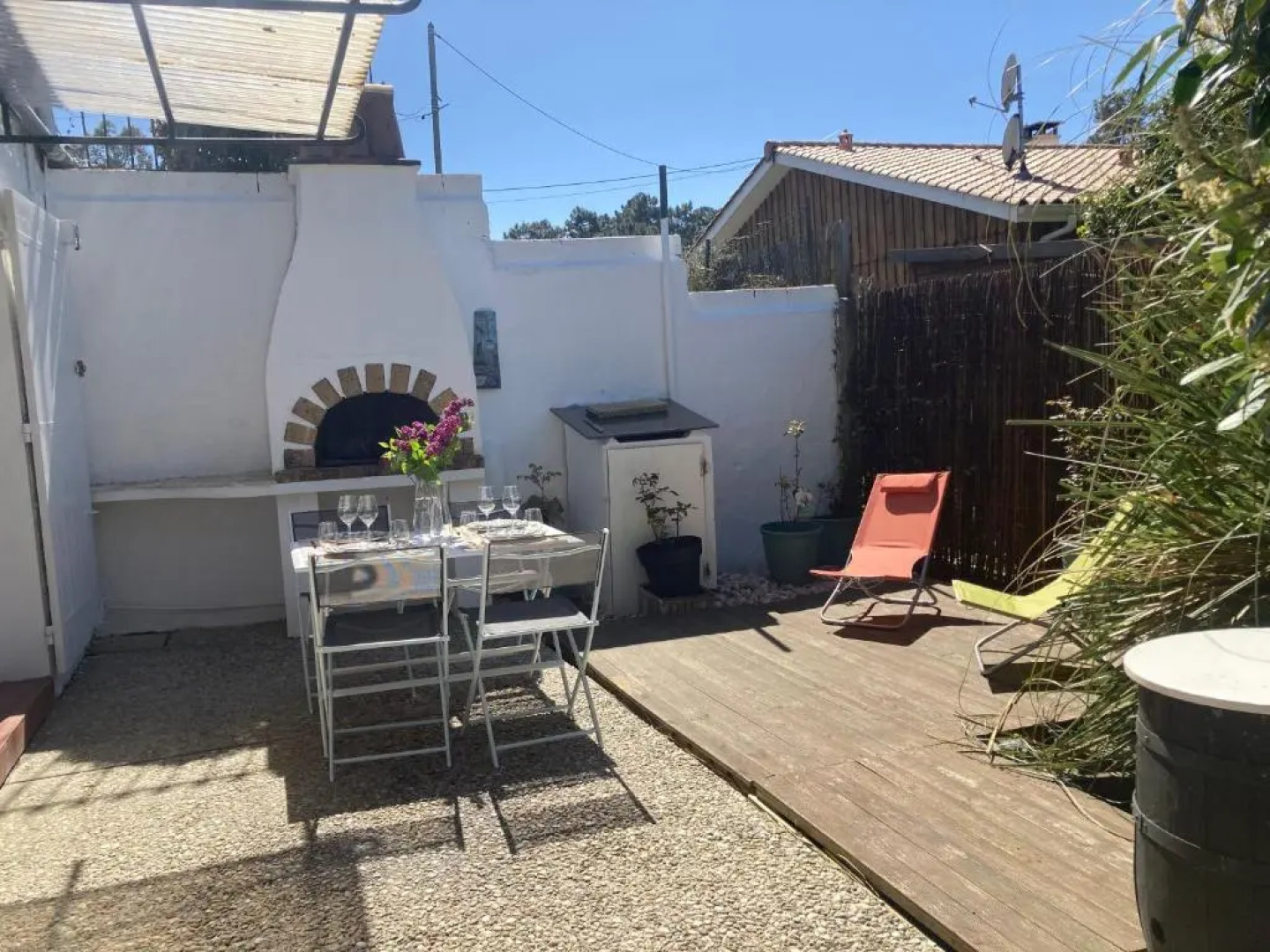 Studio avec grande terrasse et jardin privatif au Pyla