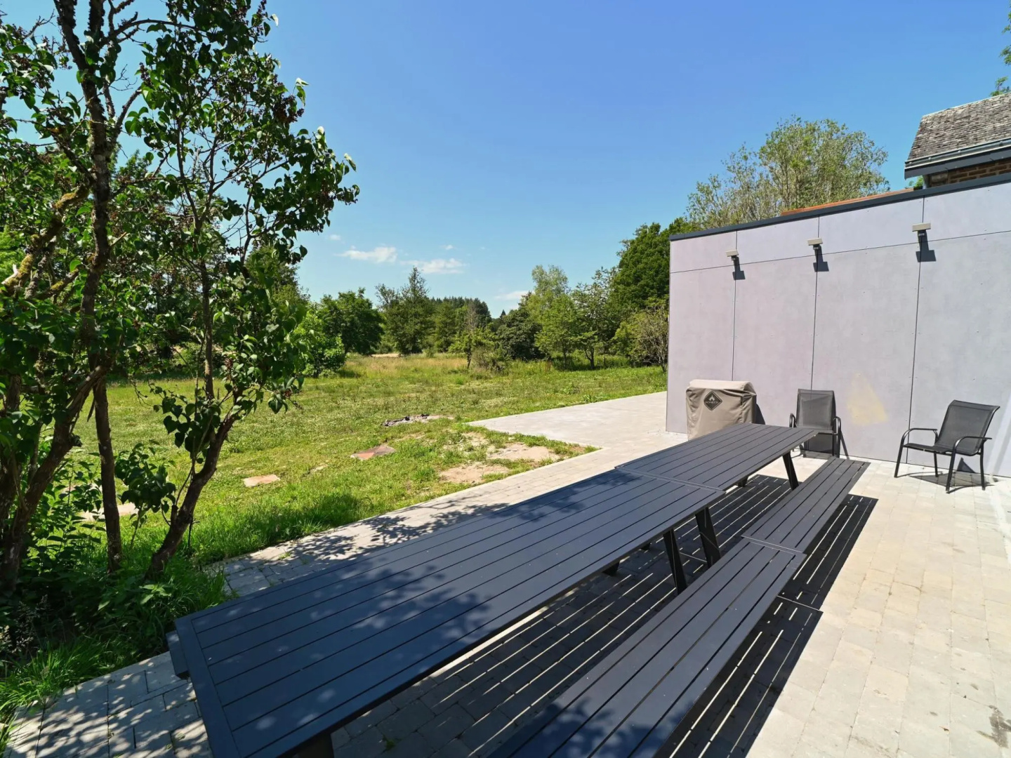 Water mill in Baillonville with swimming pool and sauna