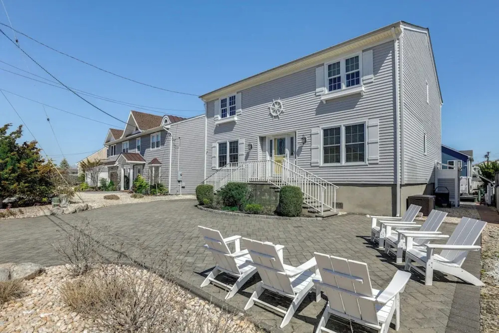 Walk to Beach: Waterfront Mantoloking Gem w/ Deck!