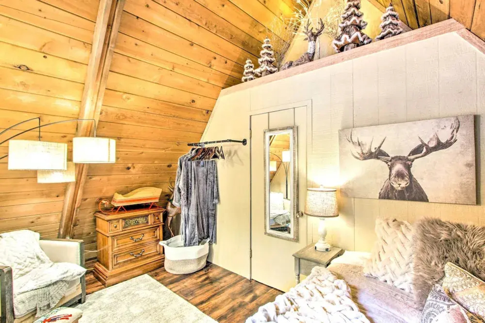 Cozy A-frame w/ Hot Tub, Fire Pit, & Fireplace!