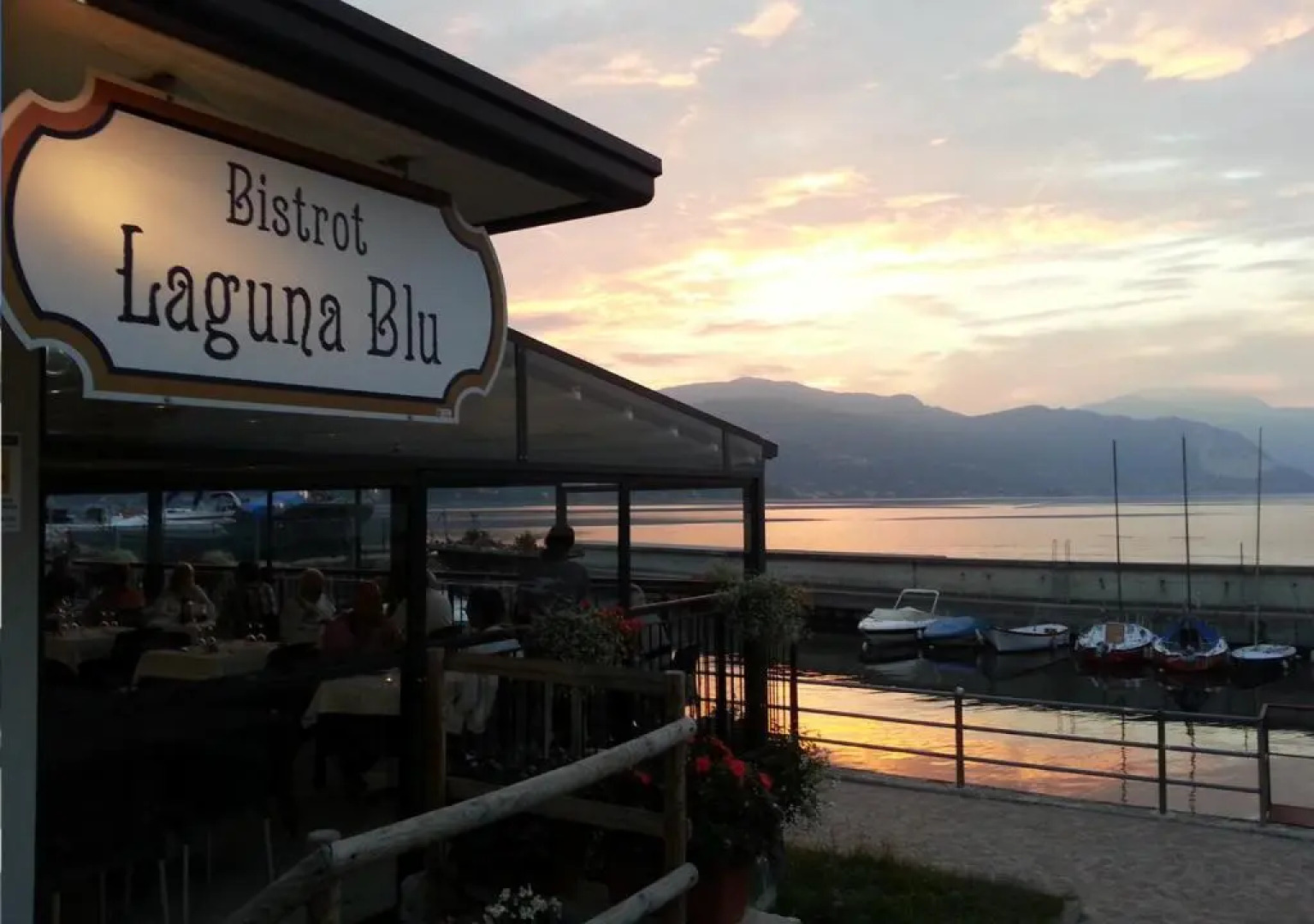 Rural house on the lake.