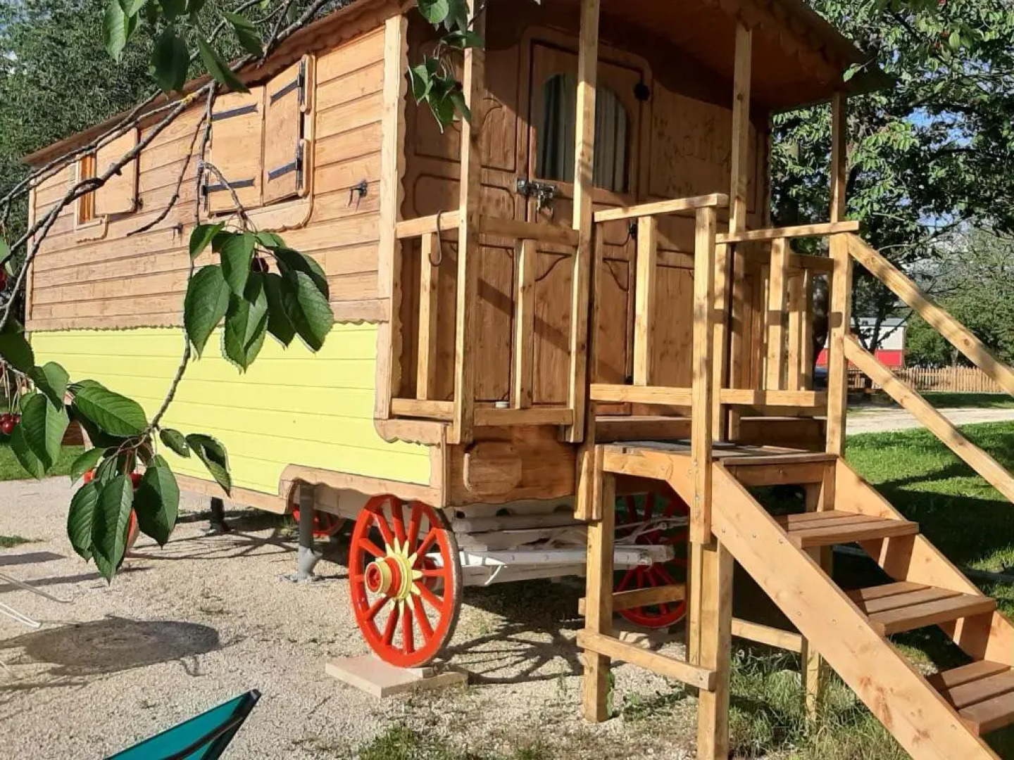 Roulottes au pied du Vercors