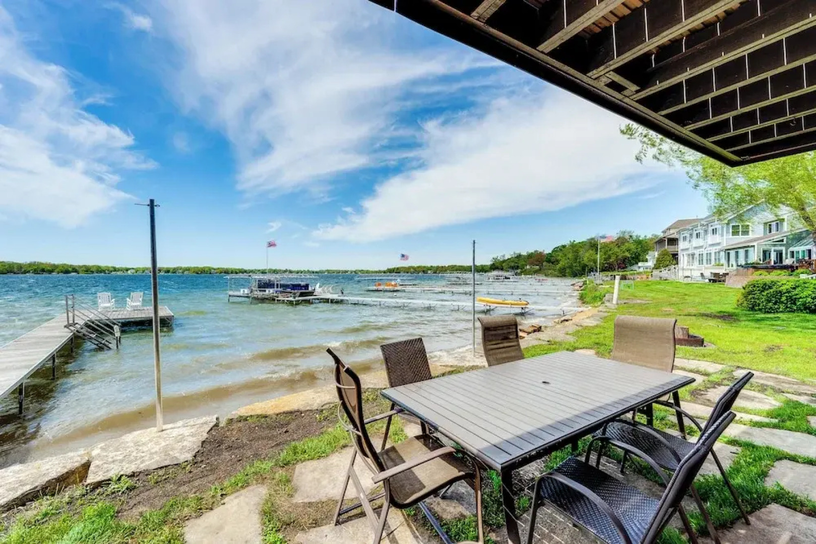 Steps to Powers Lake: Wisconsin Family Home