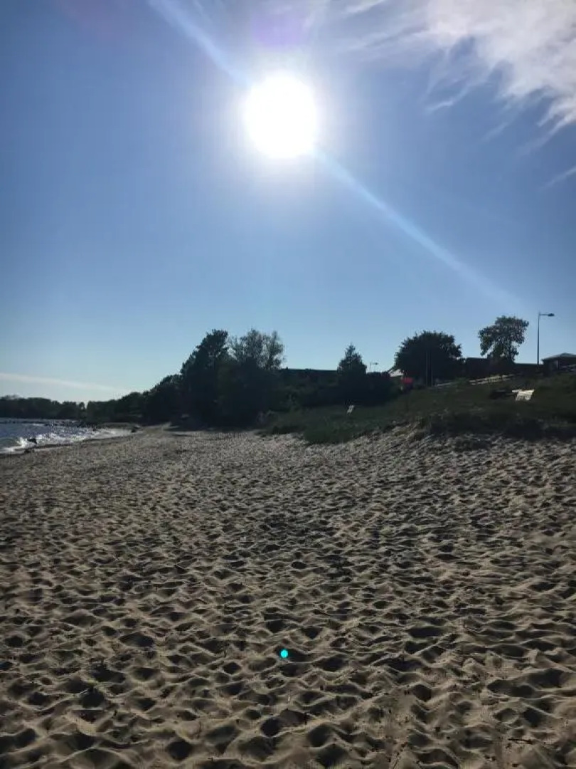 Stuga nära havet