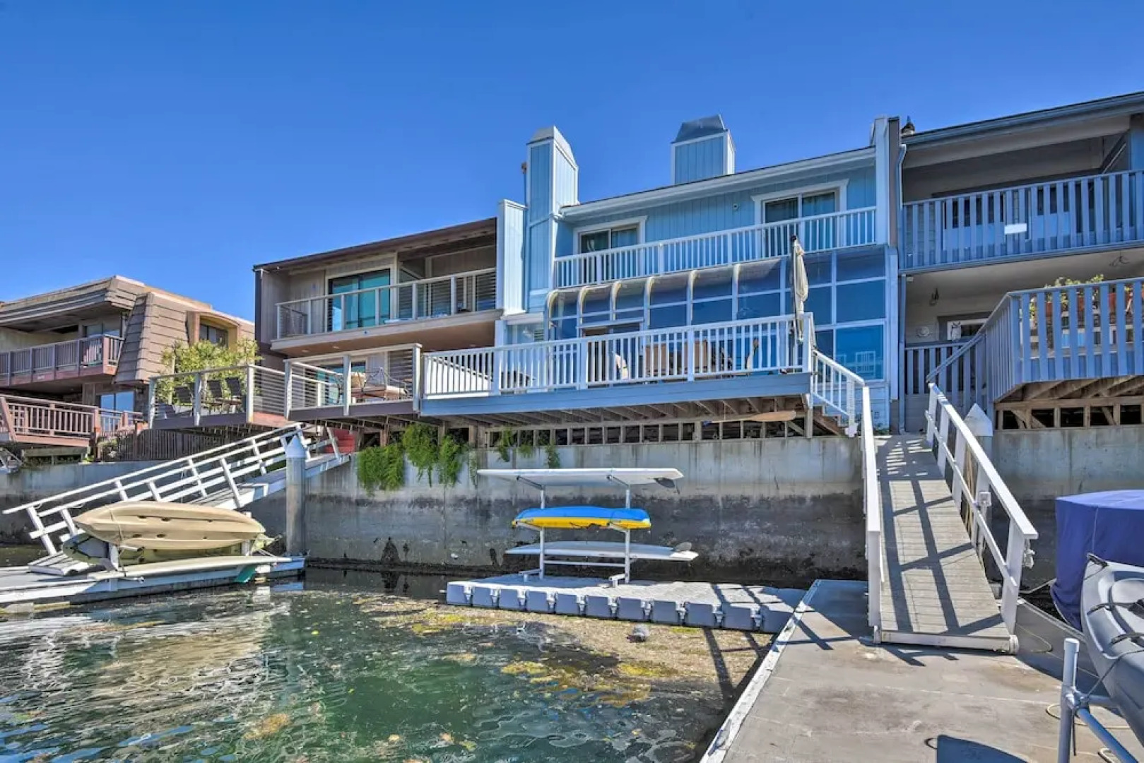 Waterfront Oxnard Escape w/ Kayaks & Dock!