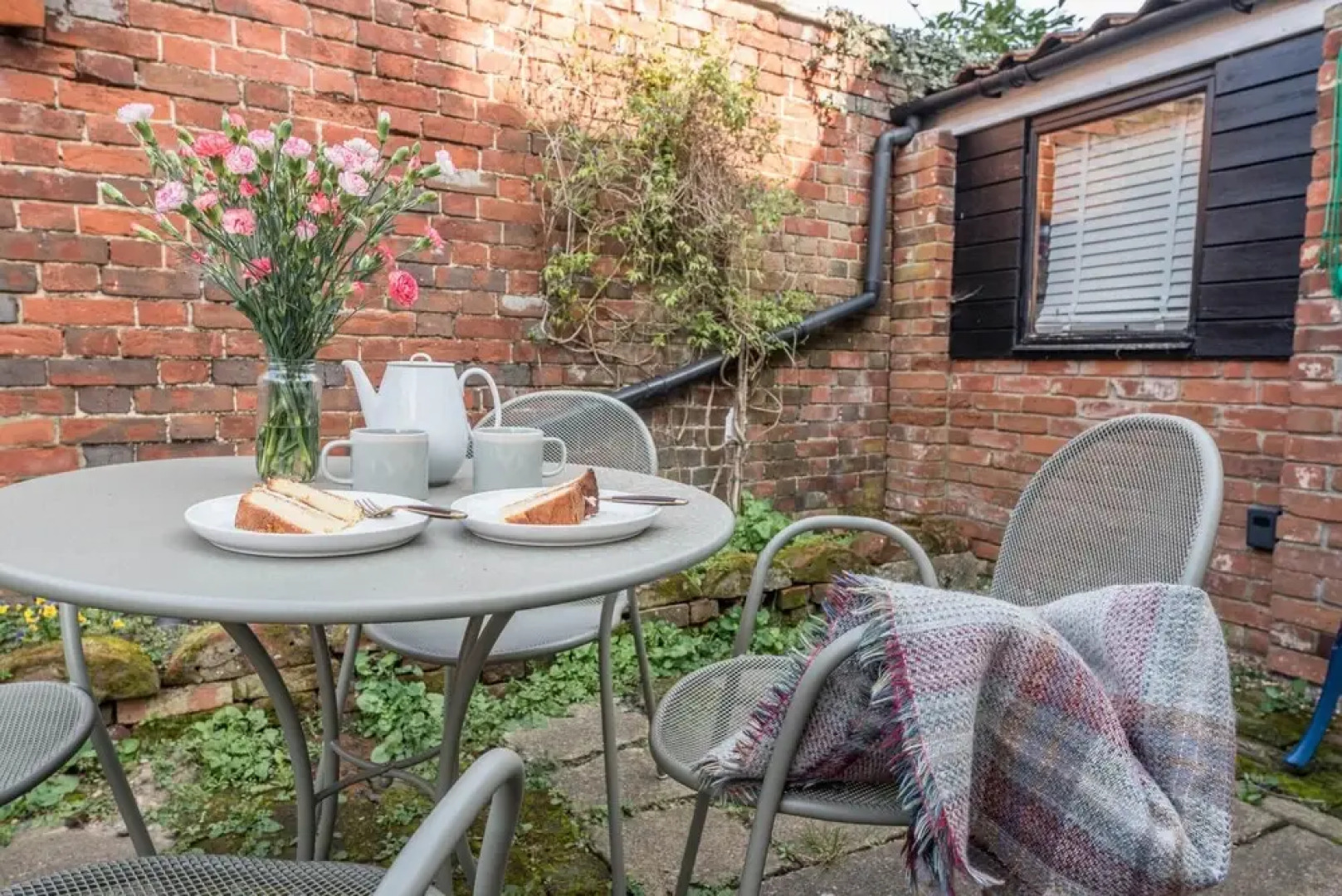 Hall Cottage, Bramfield From Air Manage Suffolk