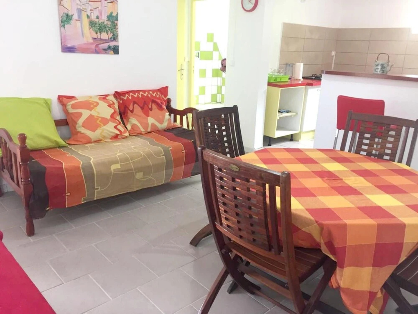 House with One Bedroom in Sainte Marie, with Wonderful Sea View, Furnished Balcony And Wifi
