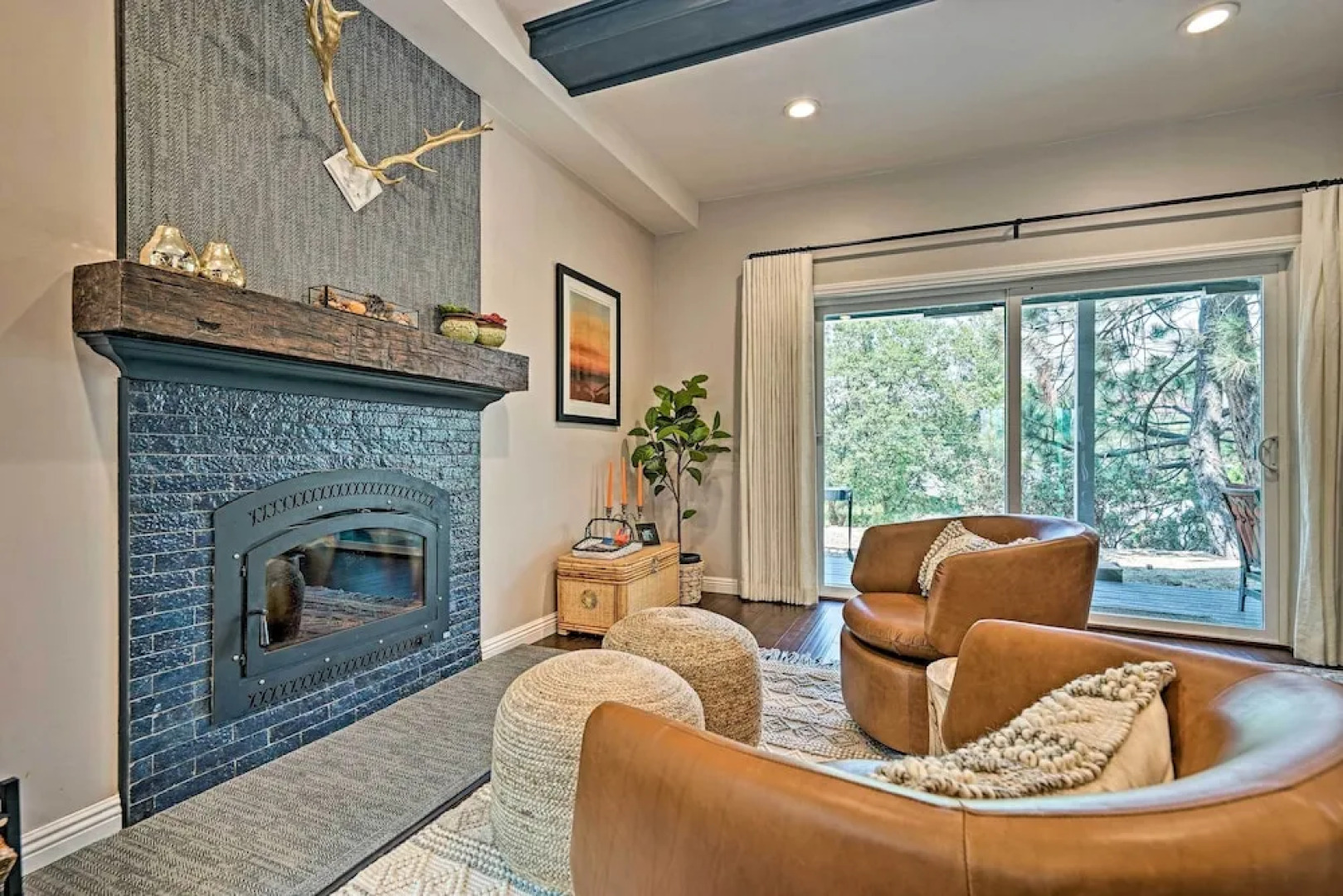 Luxe Lake Arrowhead Farmhouse w/ Deck + Patio