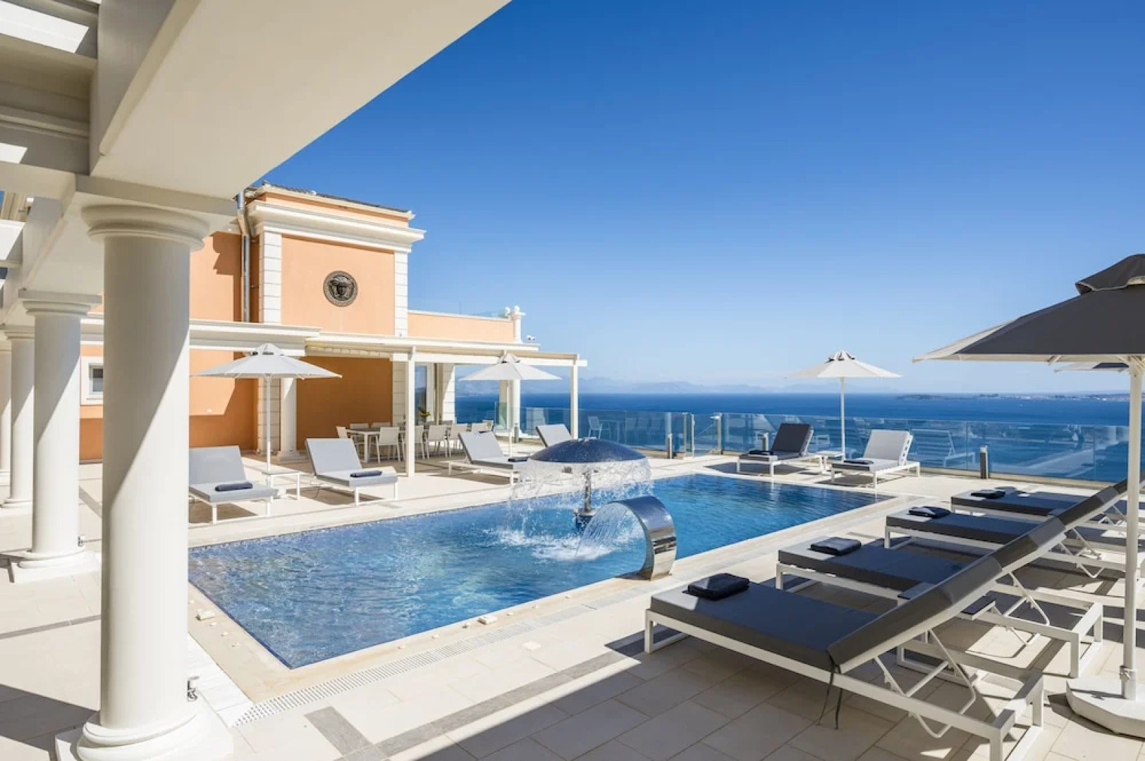 Villa Monte Leone by Konnect with Pool, Hot Tub, Spa Room & Stunning Seaview